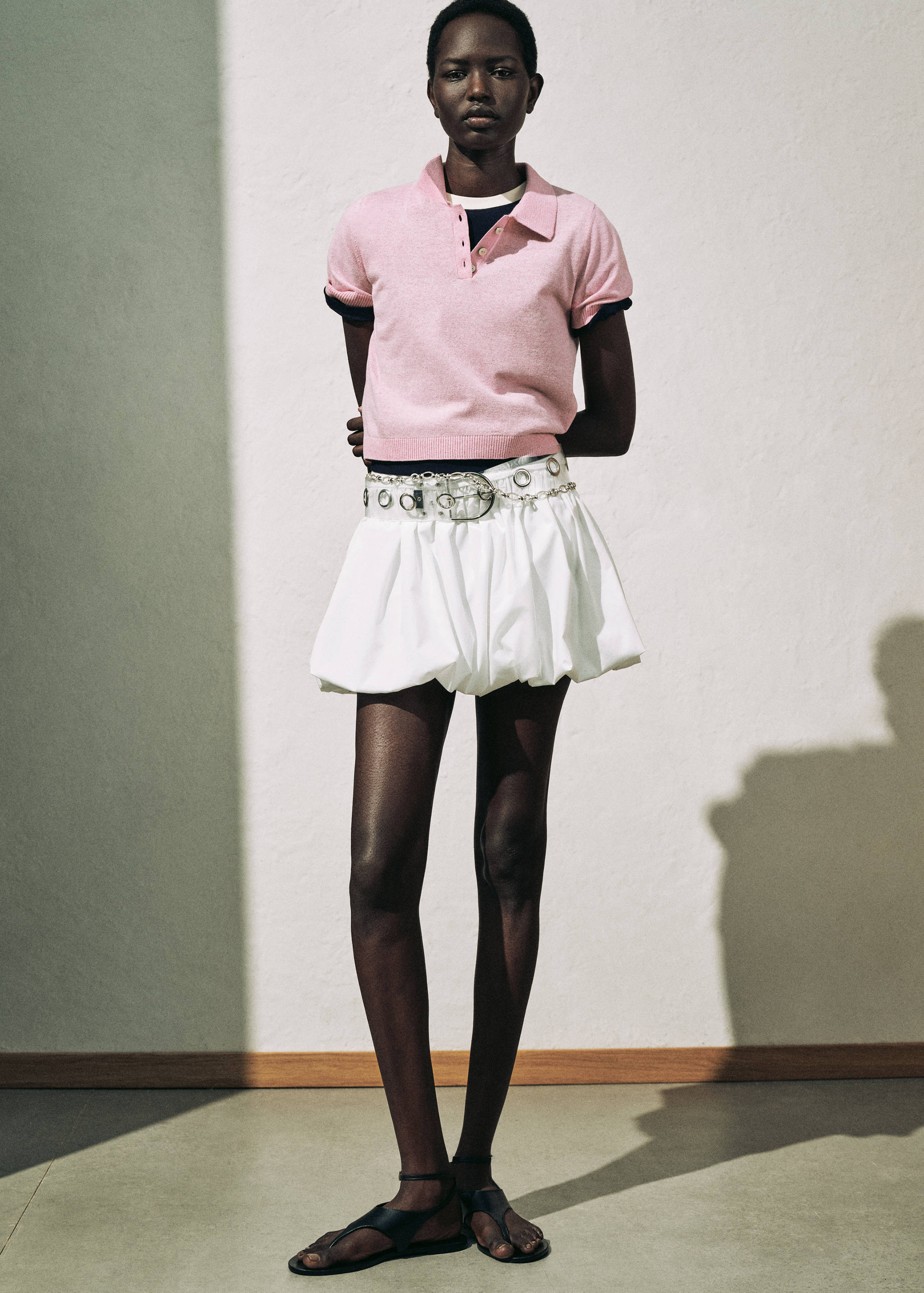 Knitted polo-neck sweater - Details of the article 6