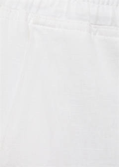 Straight linen-blend trousers — Off White 8