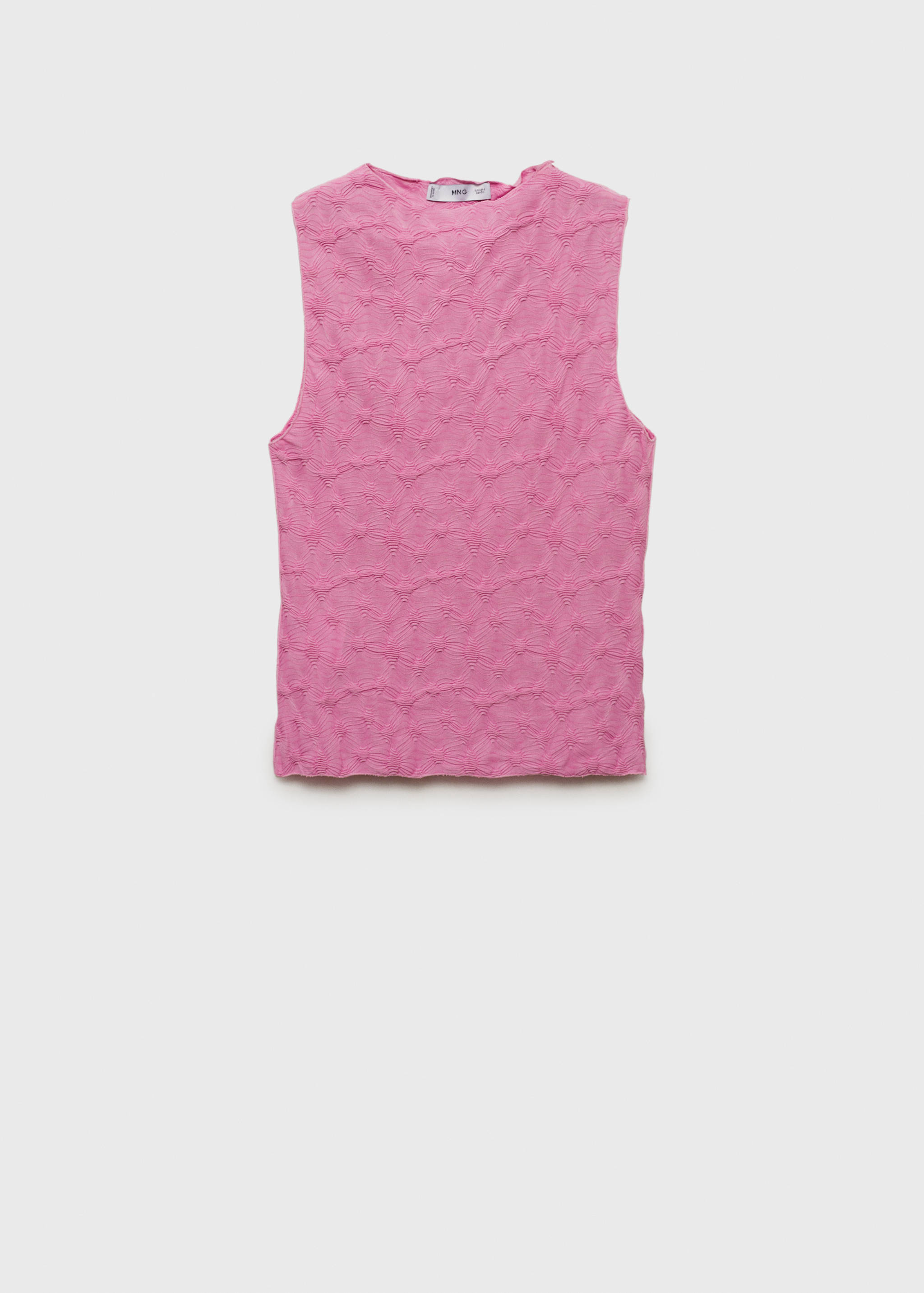 Top justo com ombro rufado - Artigo sem modelo