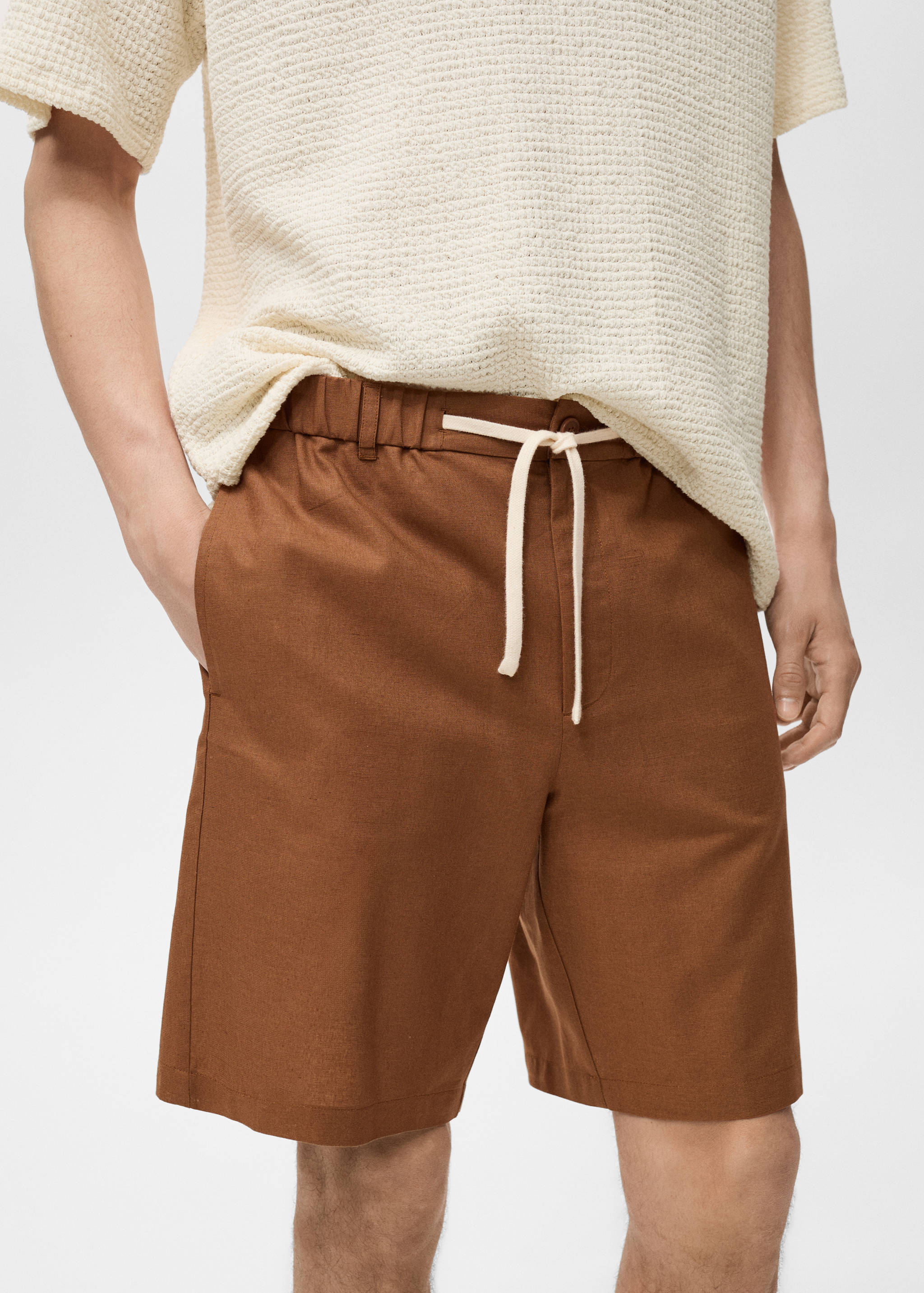 Bermudas mezcla algodón lino - Detalle del artículo 1