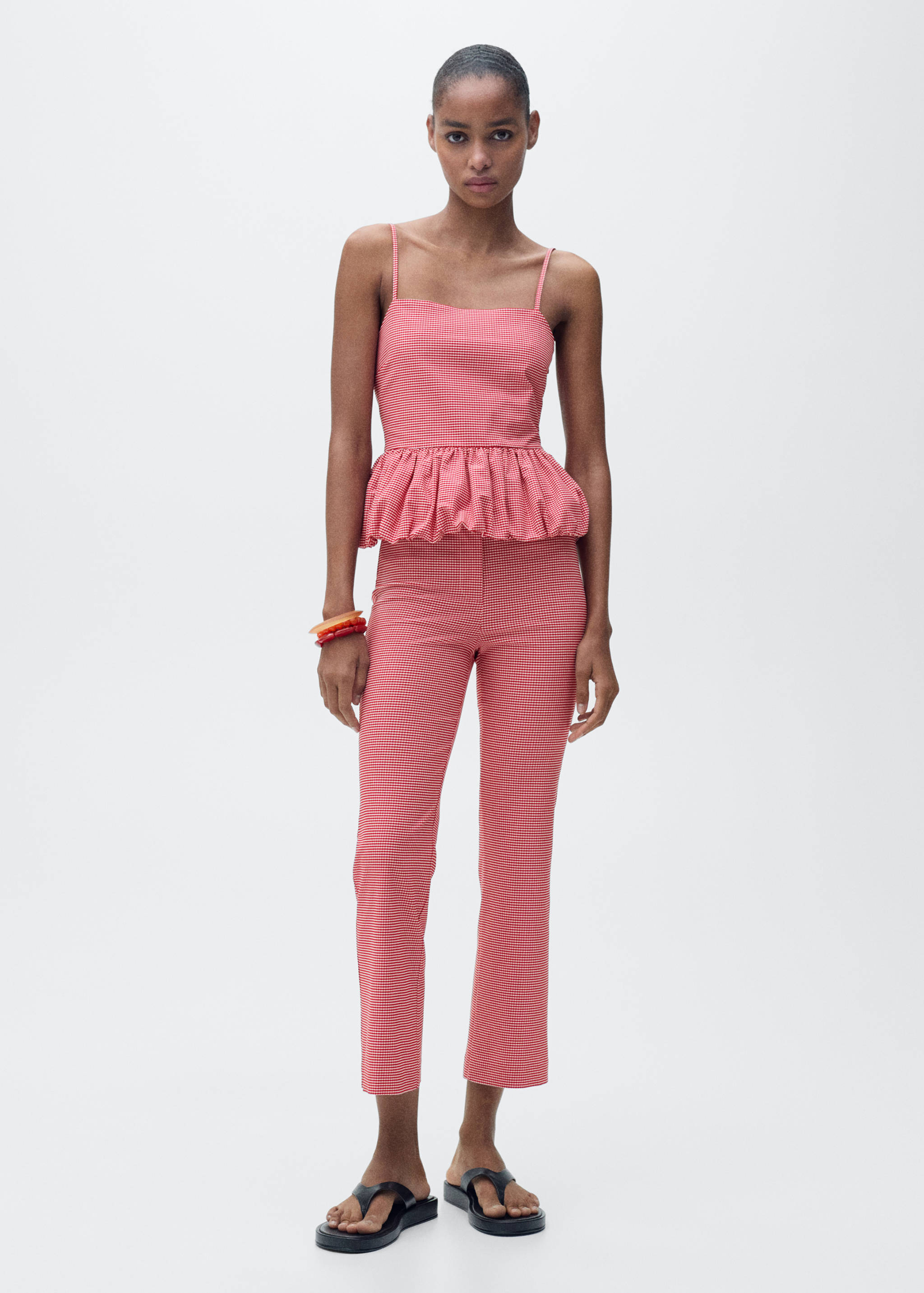 Top mit Vichy-Karomuster - Allgemeine Ansicht