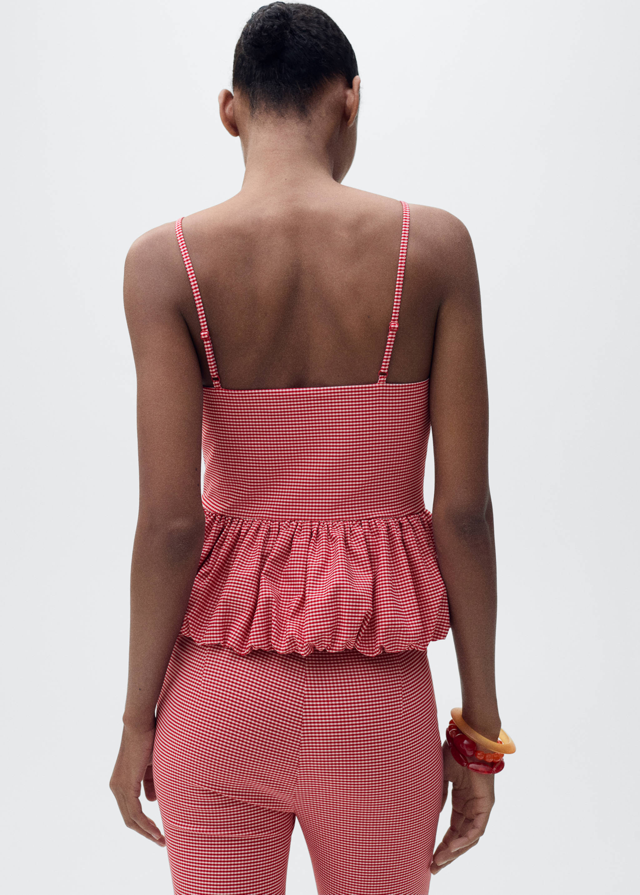 Top mit Vichy-Karomuster - Rückseite des Artikels