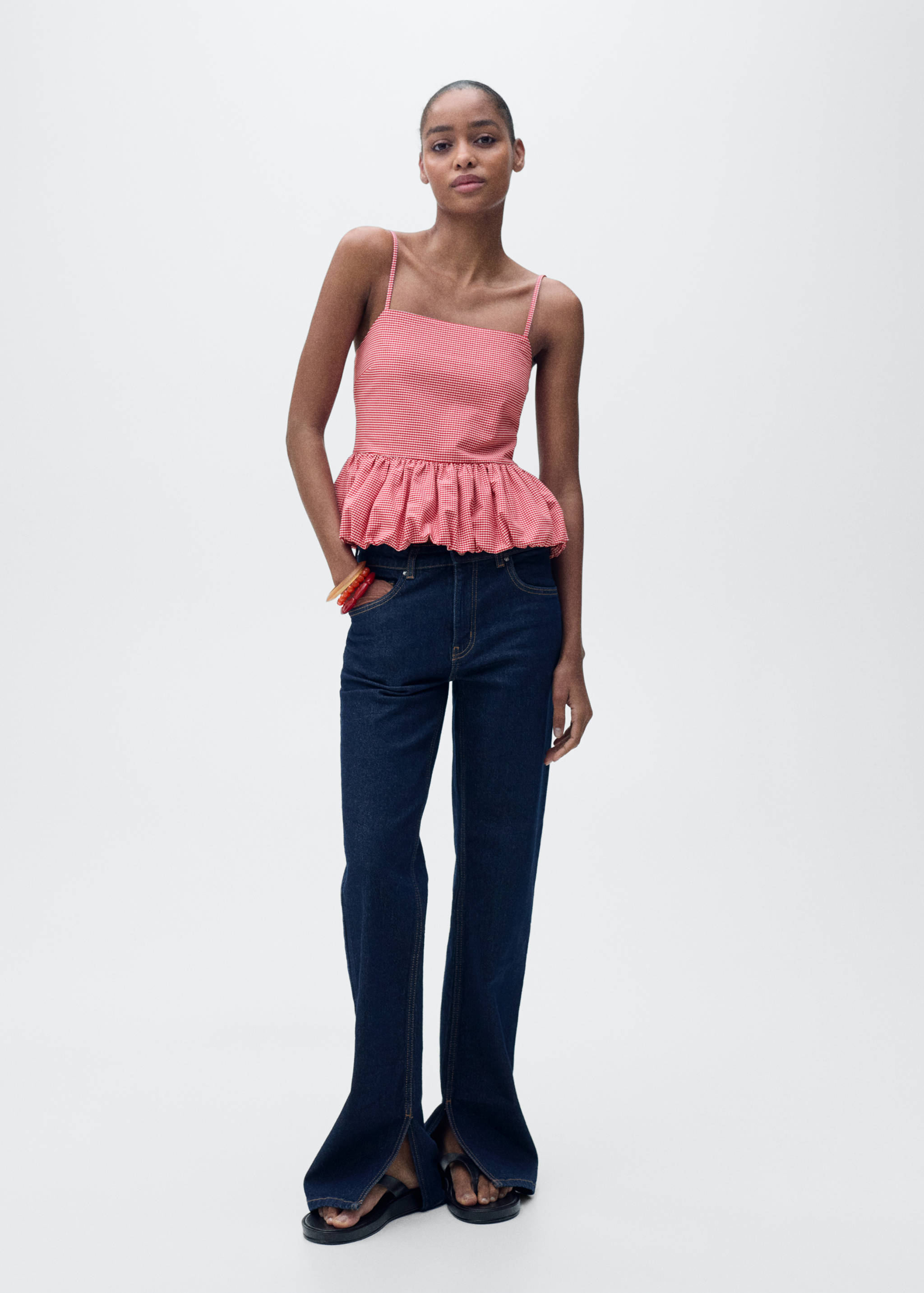 Top mit Vichy-Karomuster - Detail des Artikels 2