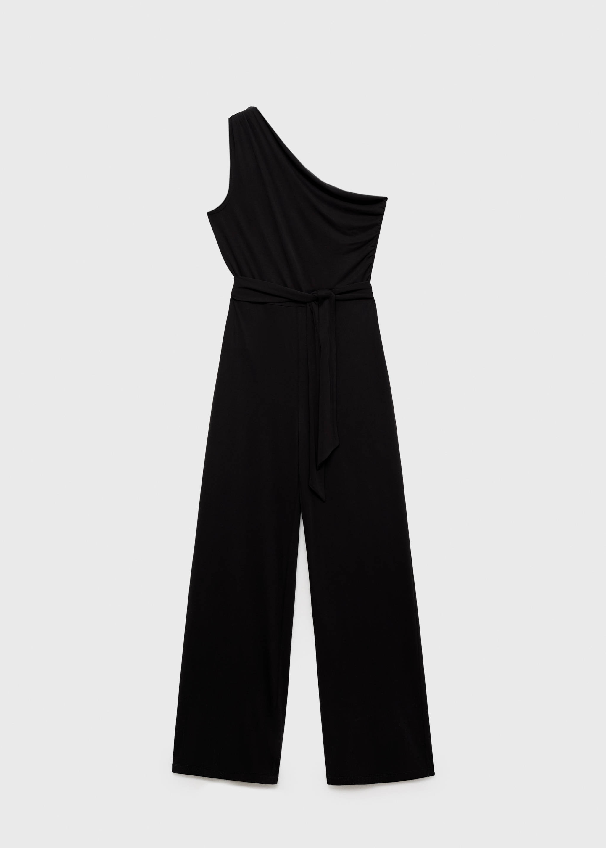 Asymmetric belt jumpsuit - Article without model