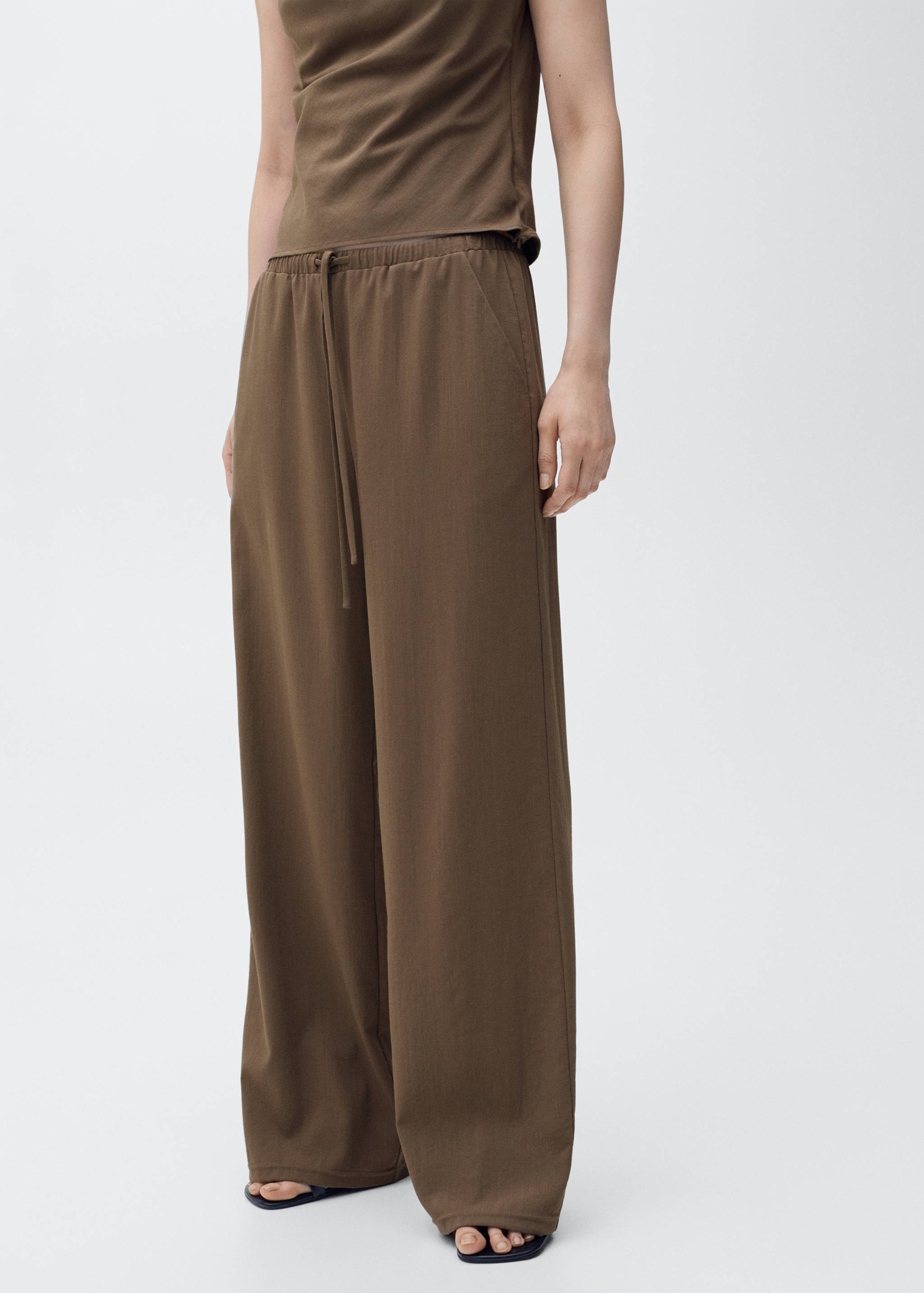 Bow straight trousers - Medium plane