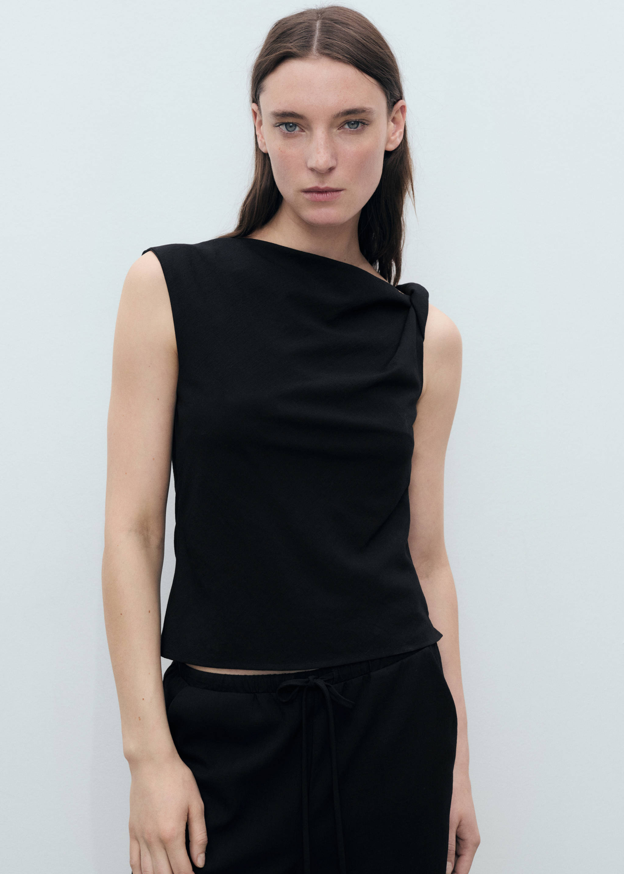 Bow straight trousers - Details of the article 1