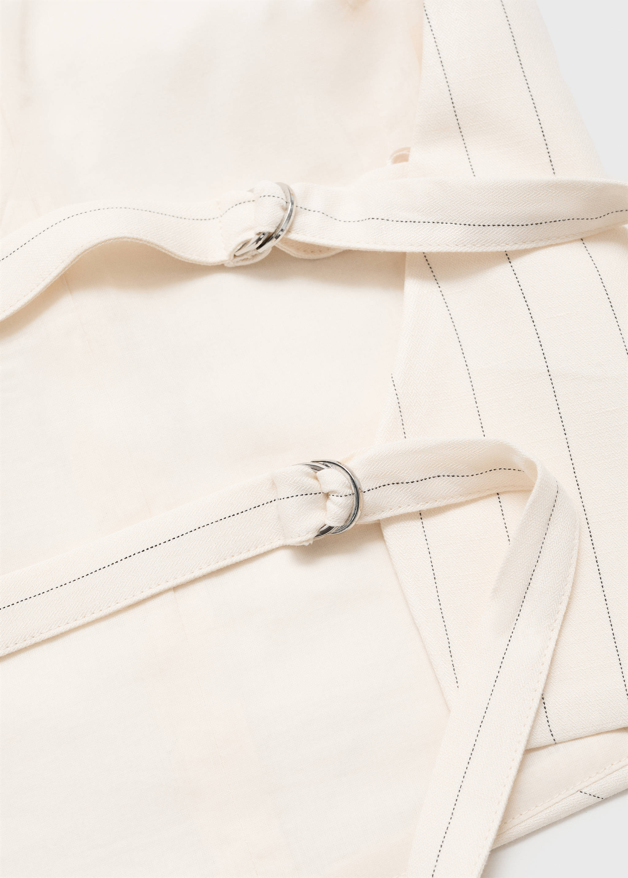 Striped halter-neck top - Details of the article 8