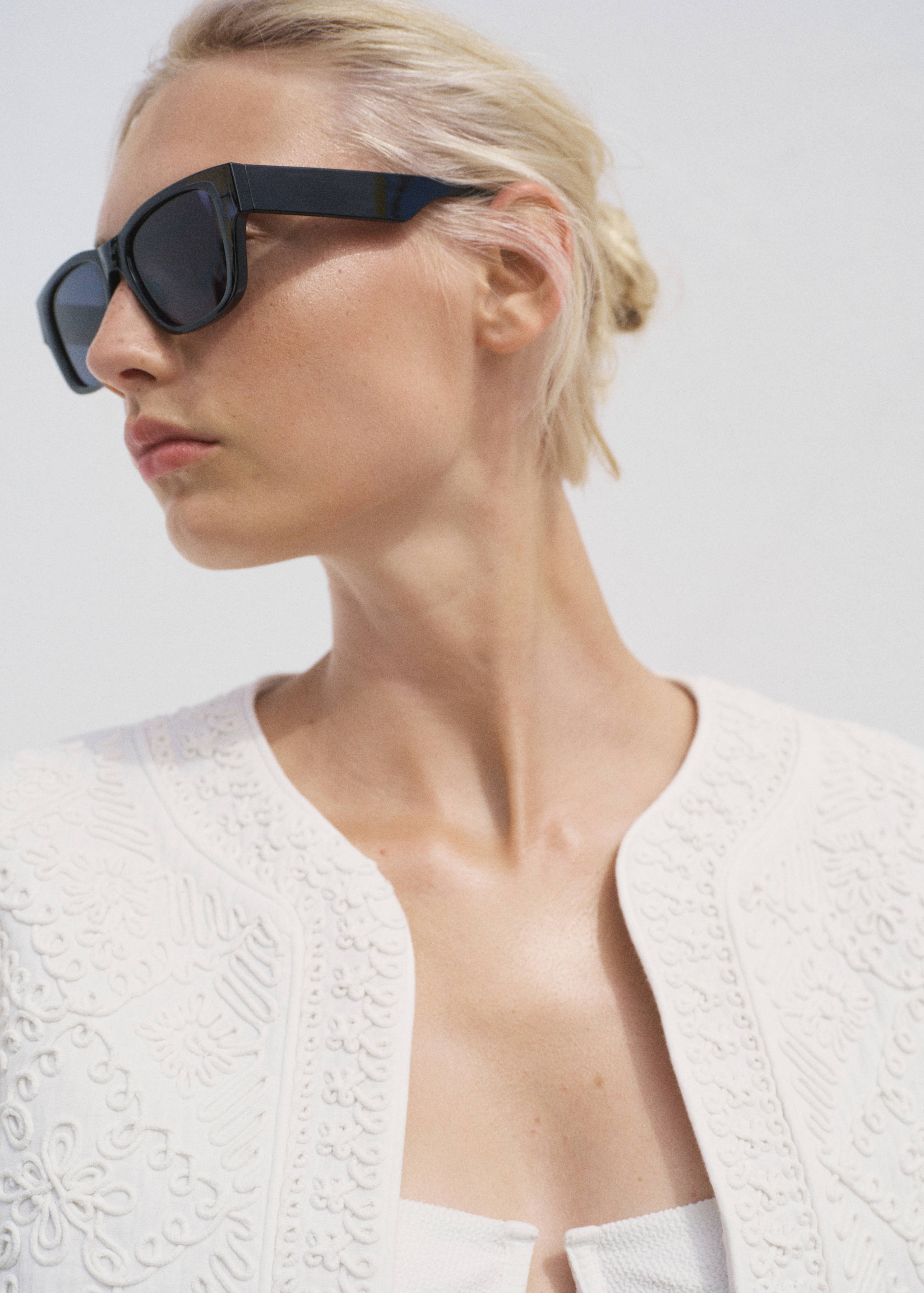 Embroidered cotton jacket - Details of the article 1