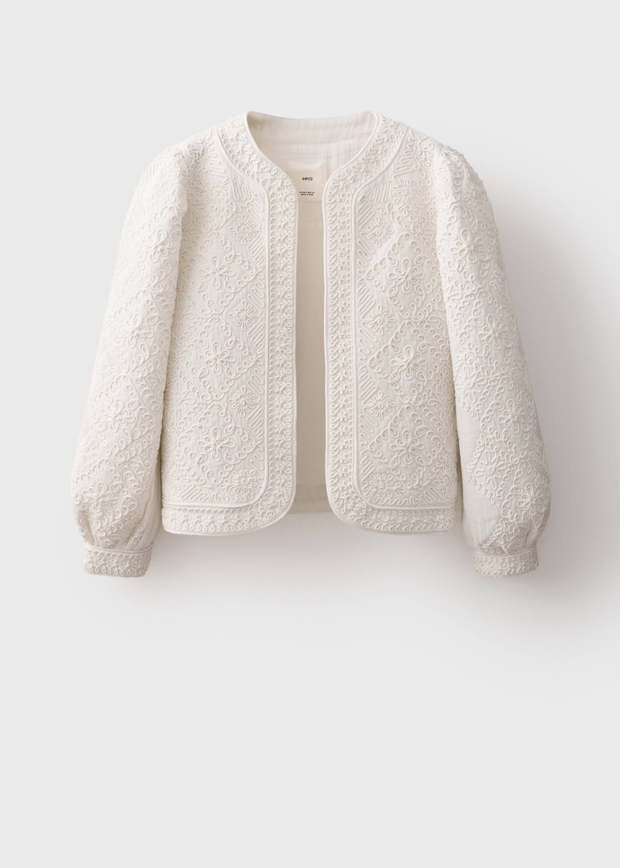 Embroidered cotton jacket - Article without model