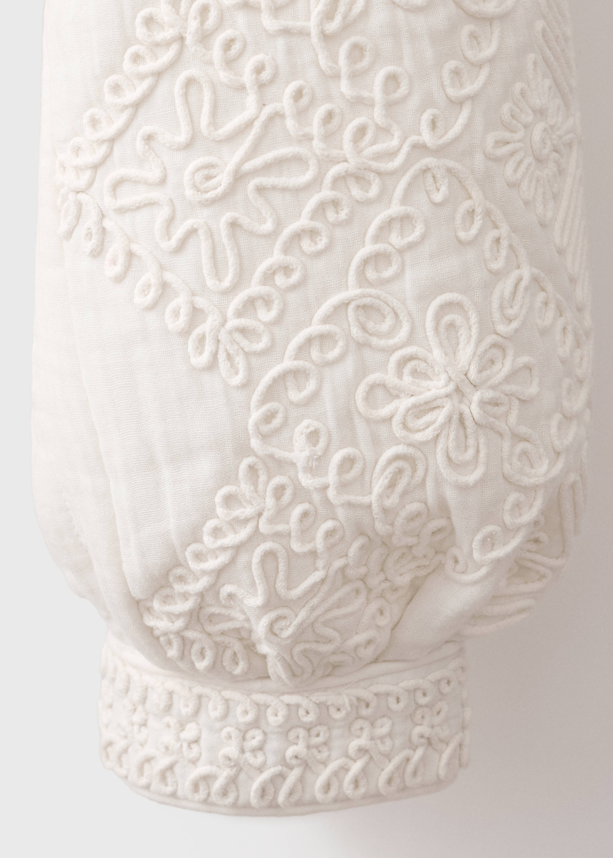 Embroidered cotton jacket - Details of the article 8