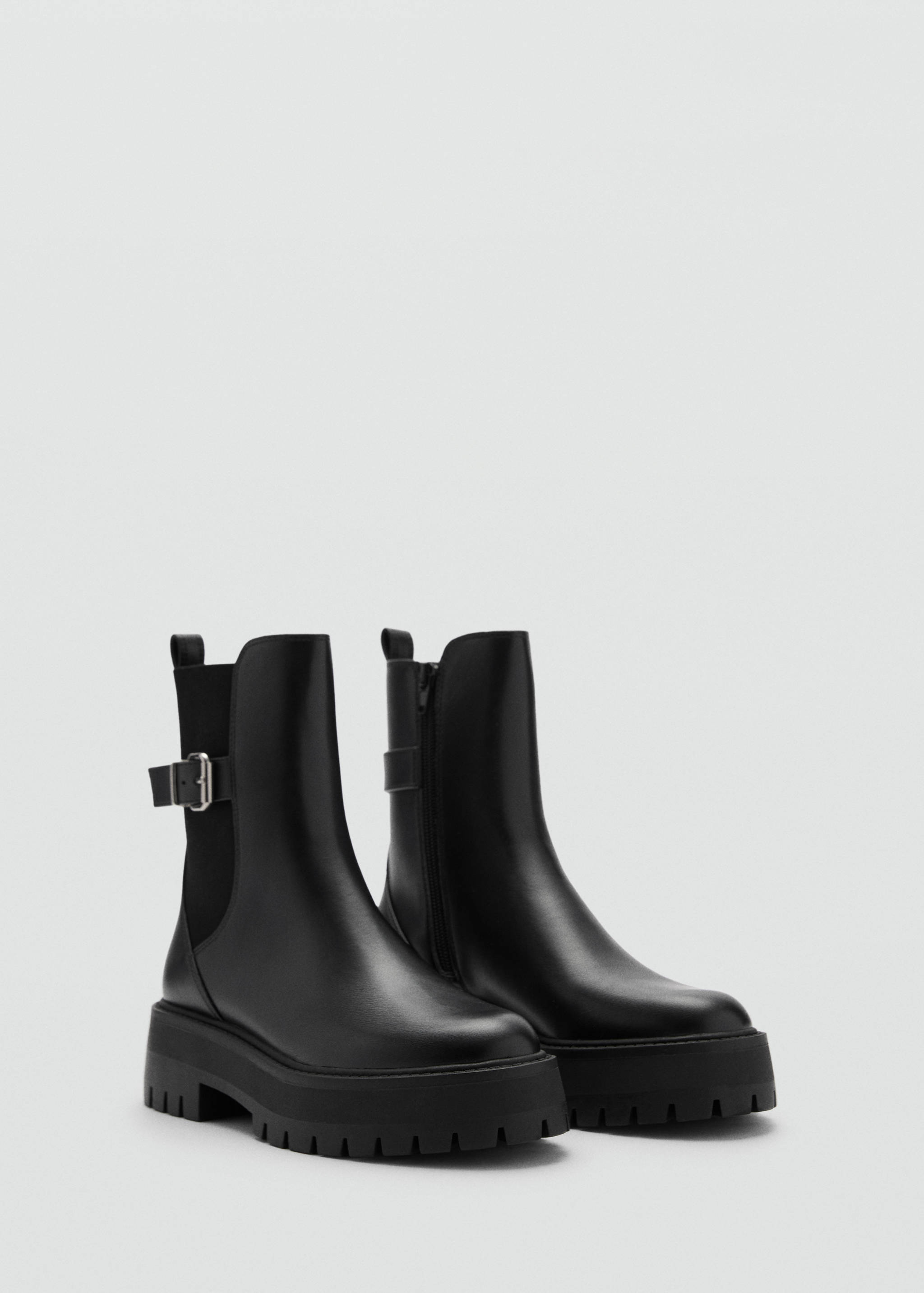 Chelsea boots with buckle - Medium plane
