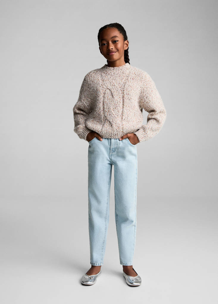 Paperbag jeans — Light Blue