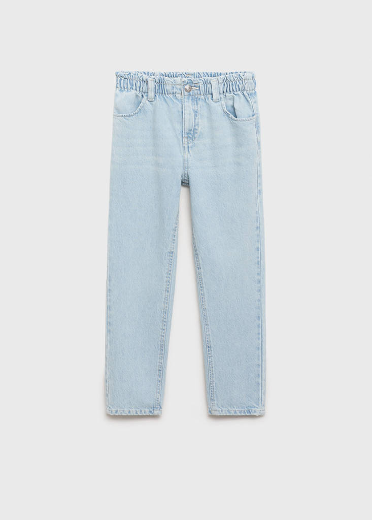 Paperbag jeans — Light Blue