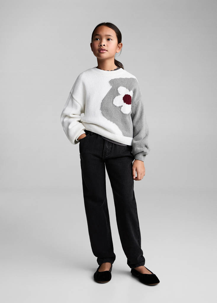Paperbag jeans — Black denim