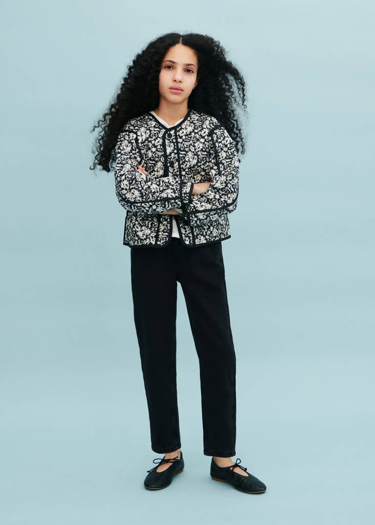 Paperbag jeans — Black denim
