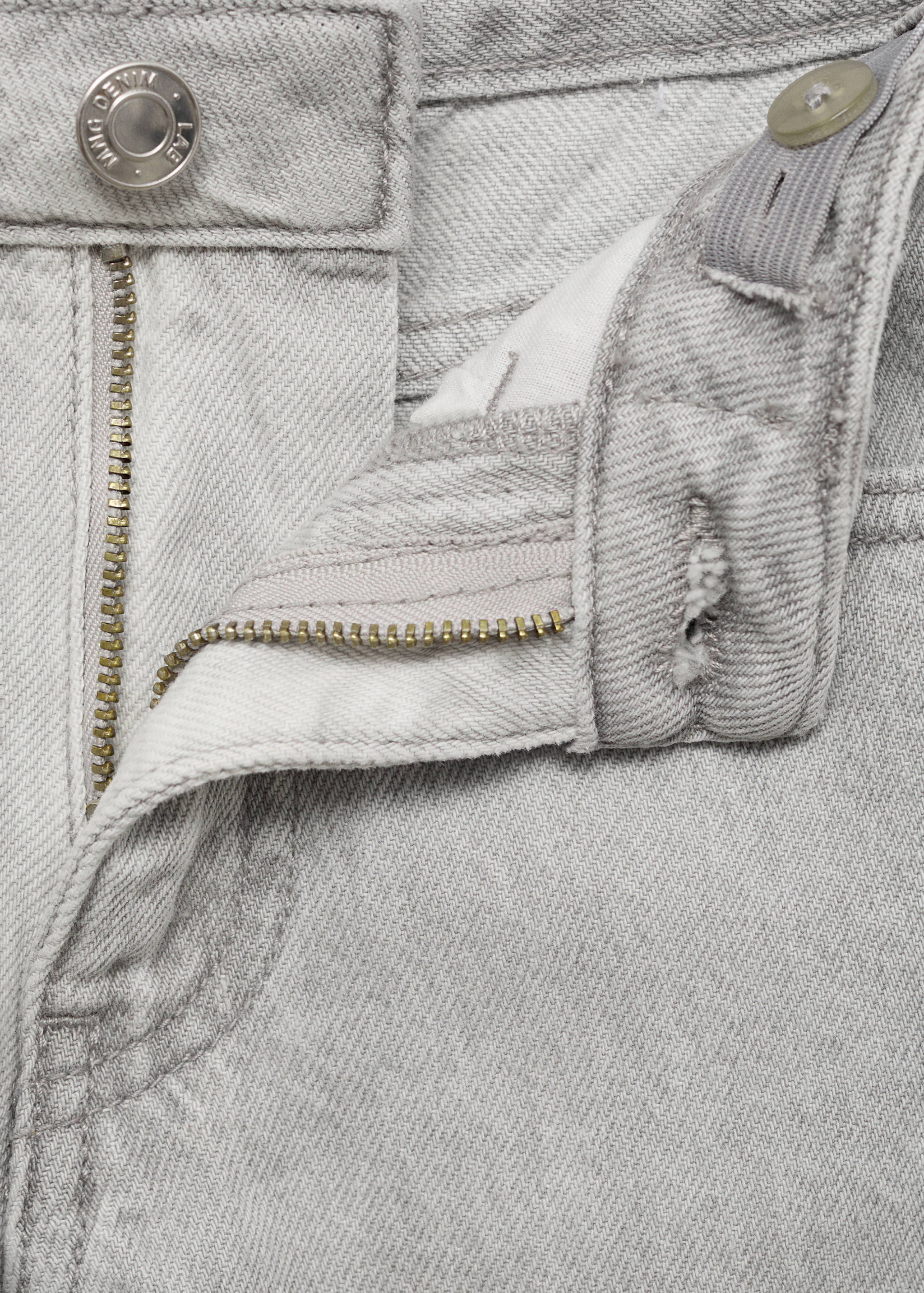 Frayed hem culotte jeans - Details of the article 8