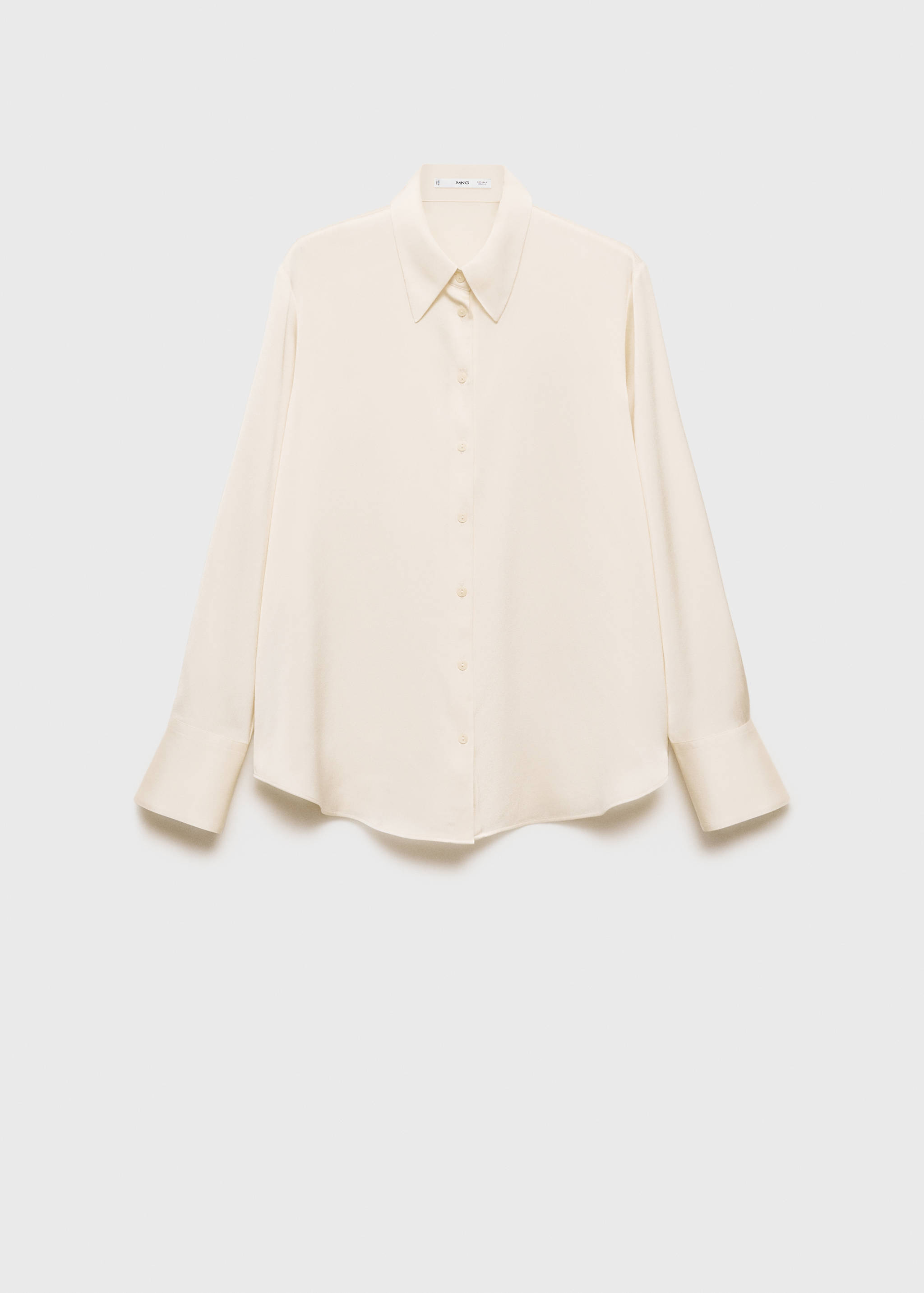 Satin finish flowy shirt - Article without model