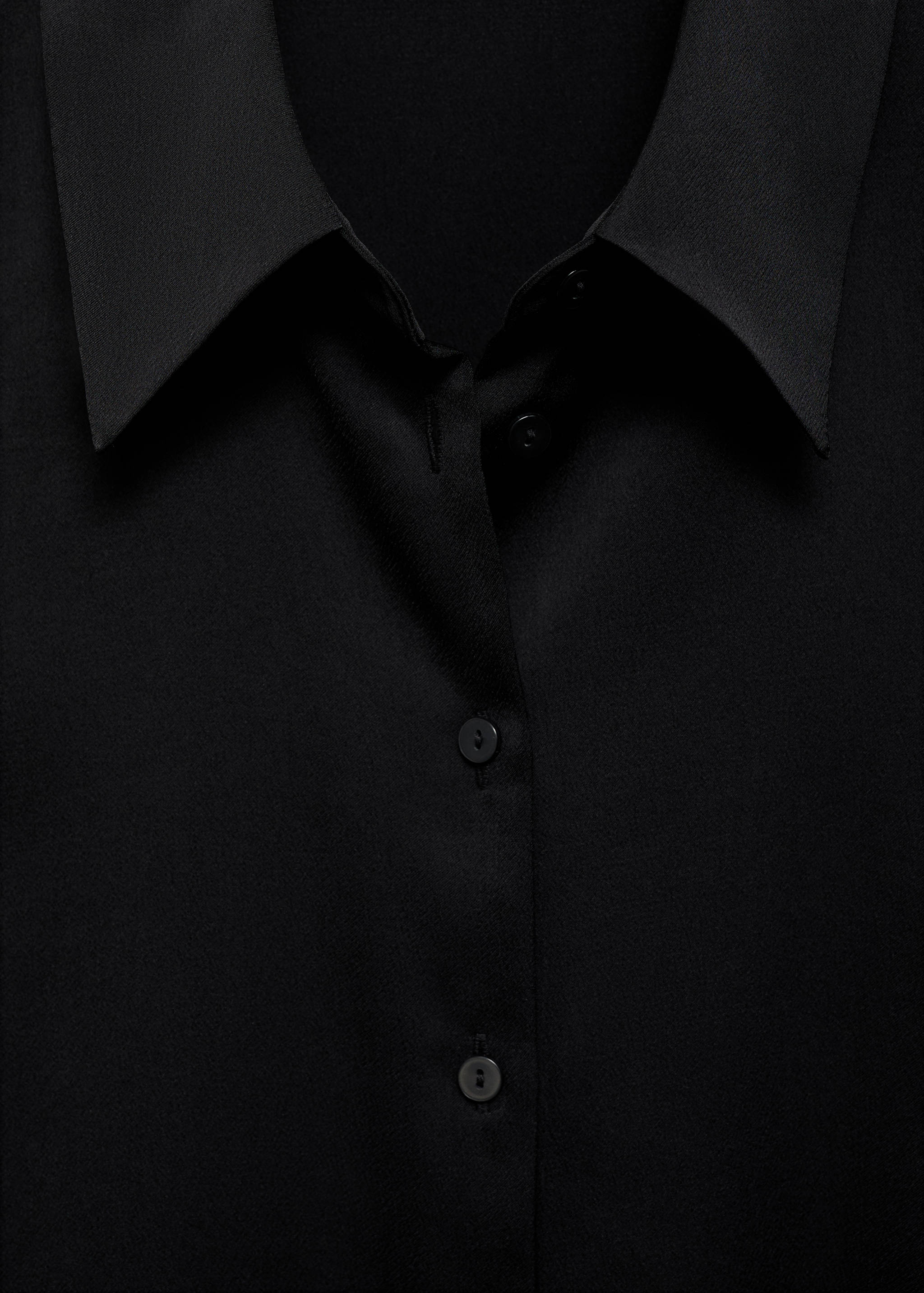 Satin finish flowy shirt - Details of the article 8