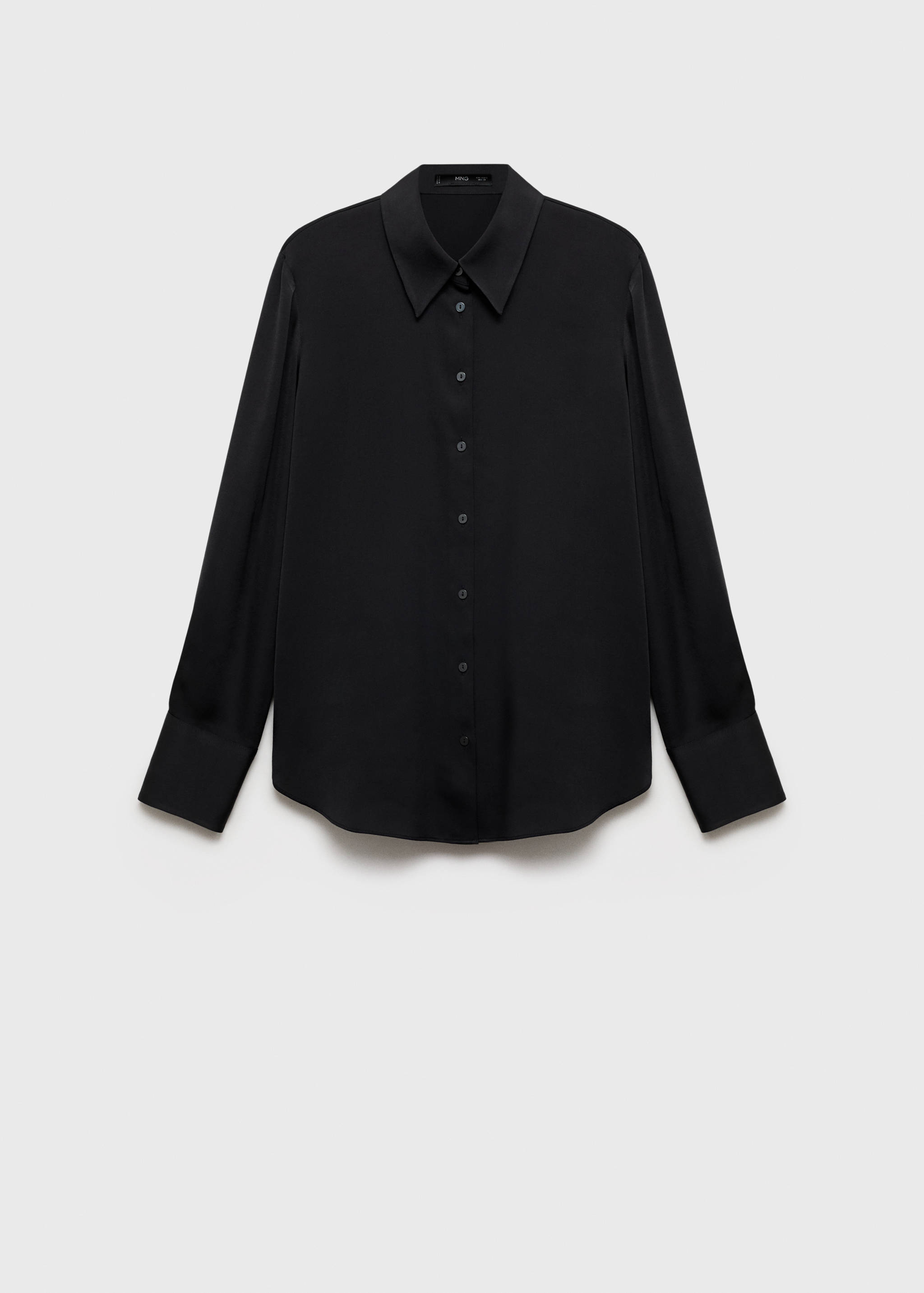 Satin finish flowy shirt - Article without model