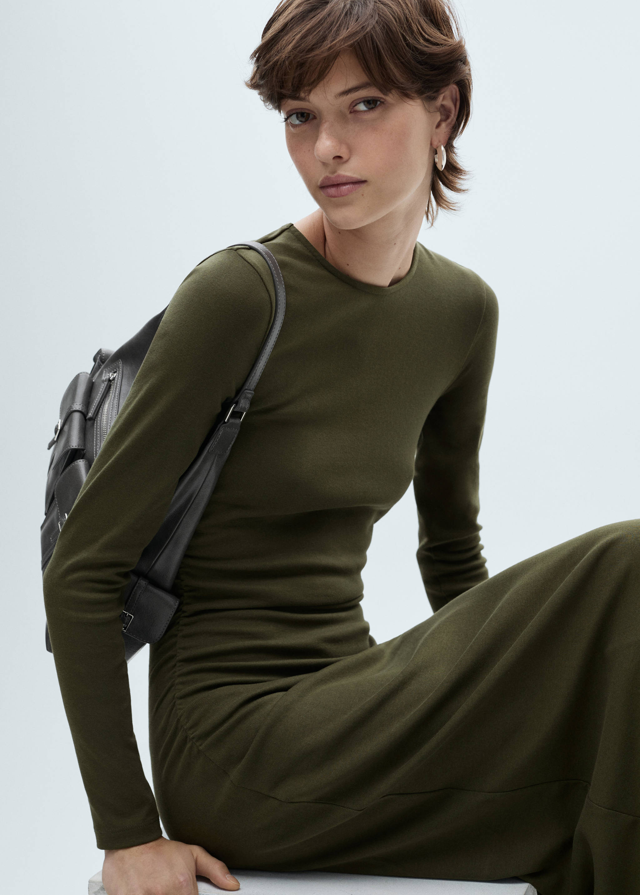 Knit midi dress - Details of the article 2