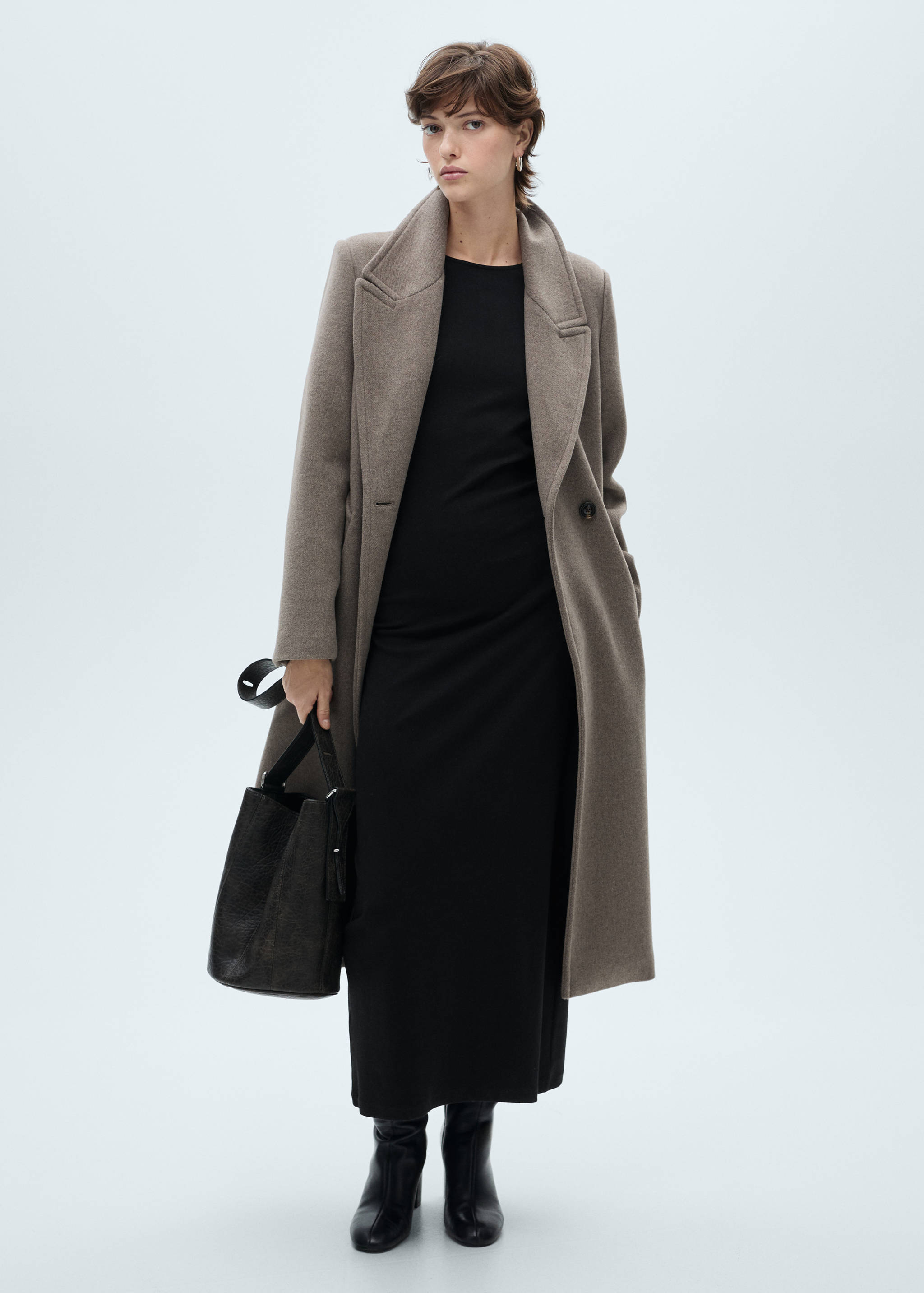 Knit midi dress - General plane