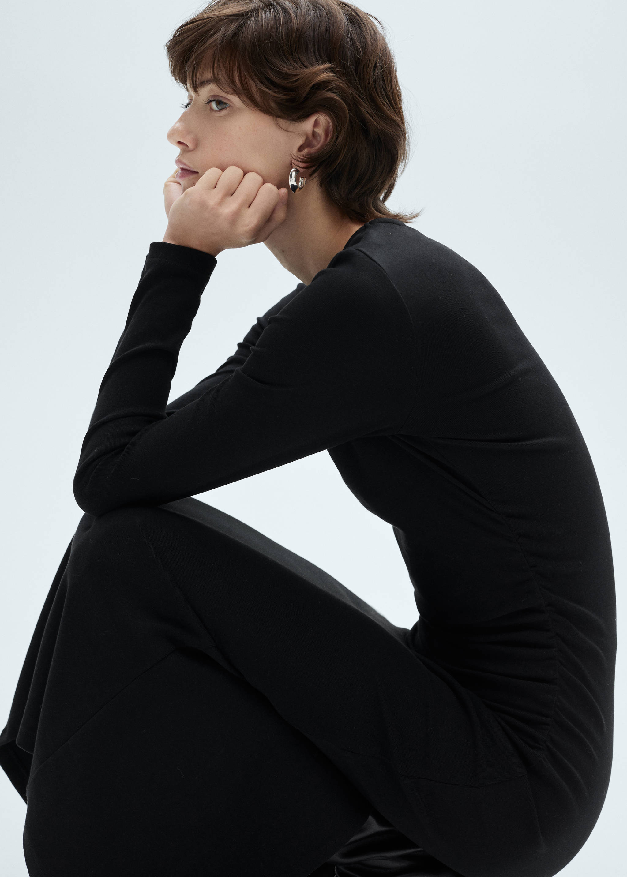 Knit midi dress - Details of the article 1