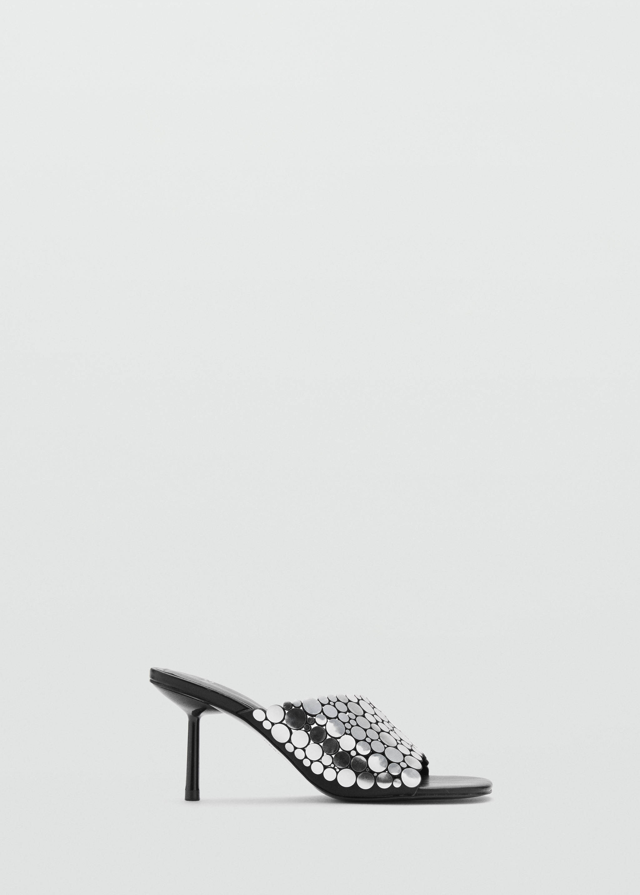 Heeled sandals with metal decorations - Article without model