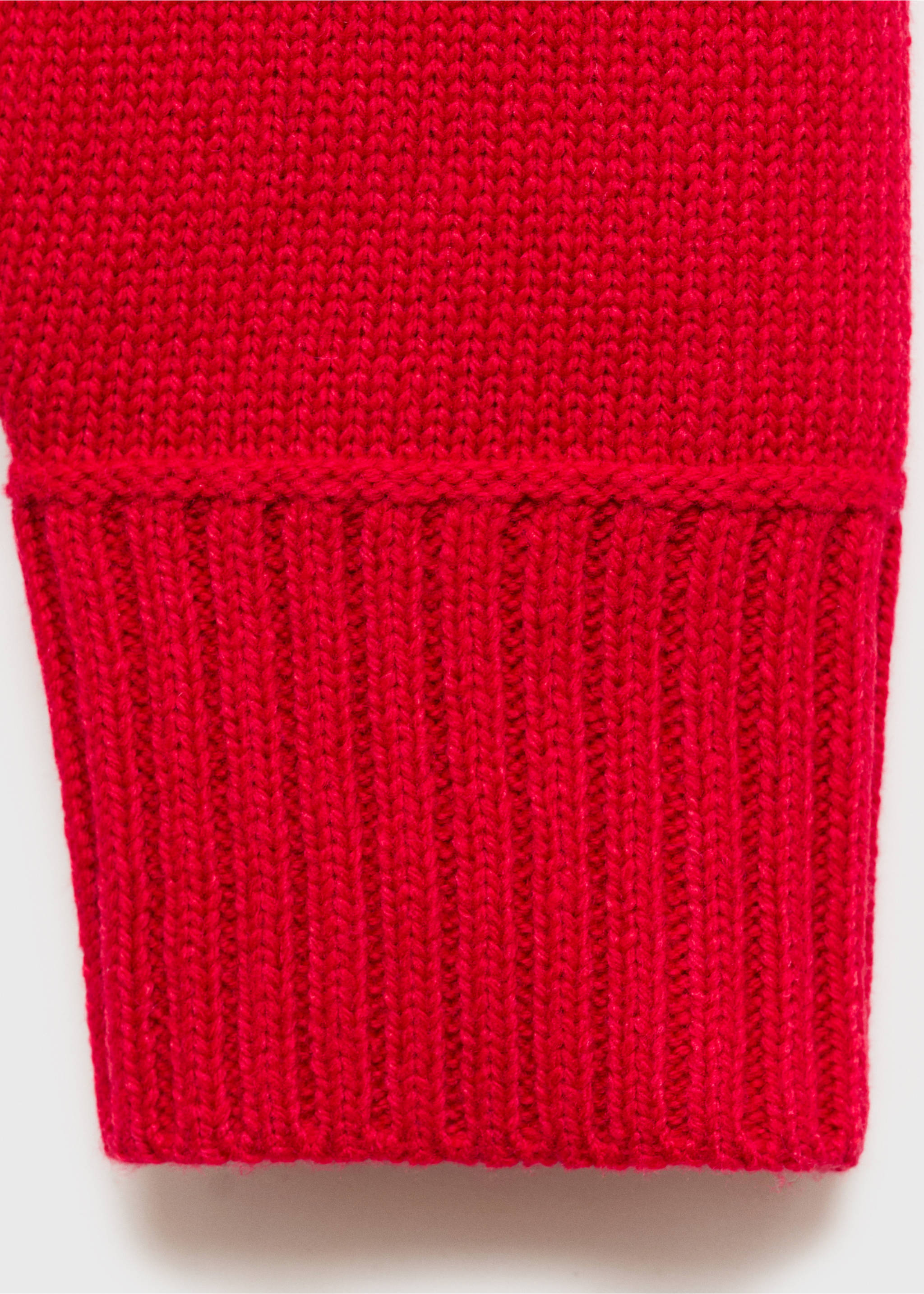 Strickpullover mit Schmuckknöpfen - Detail des Artikels 0, Rot. Ref: 87090419-00.