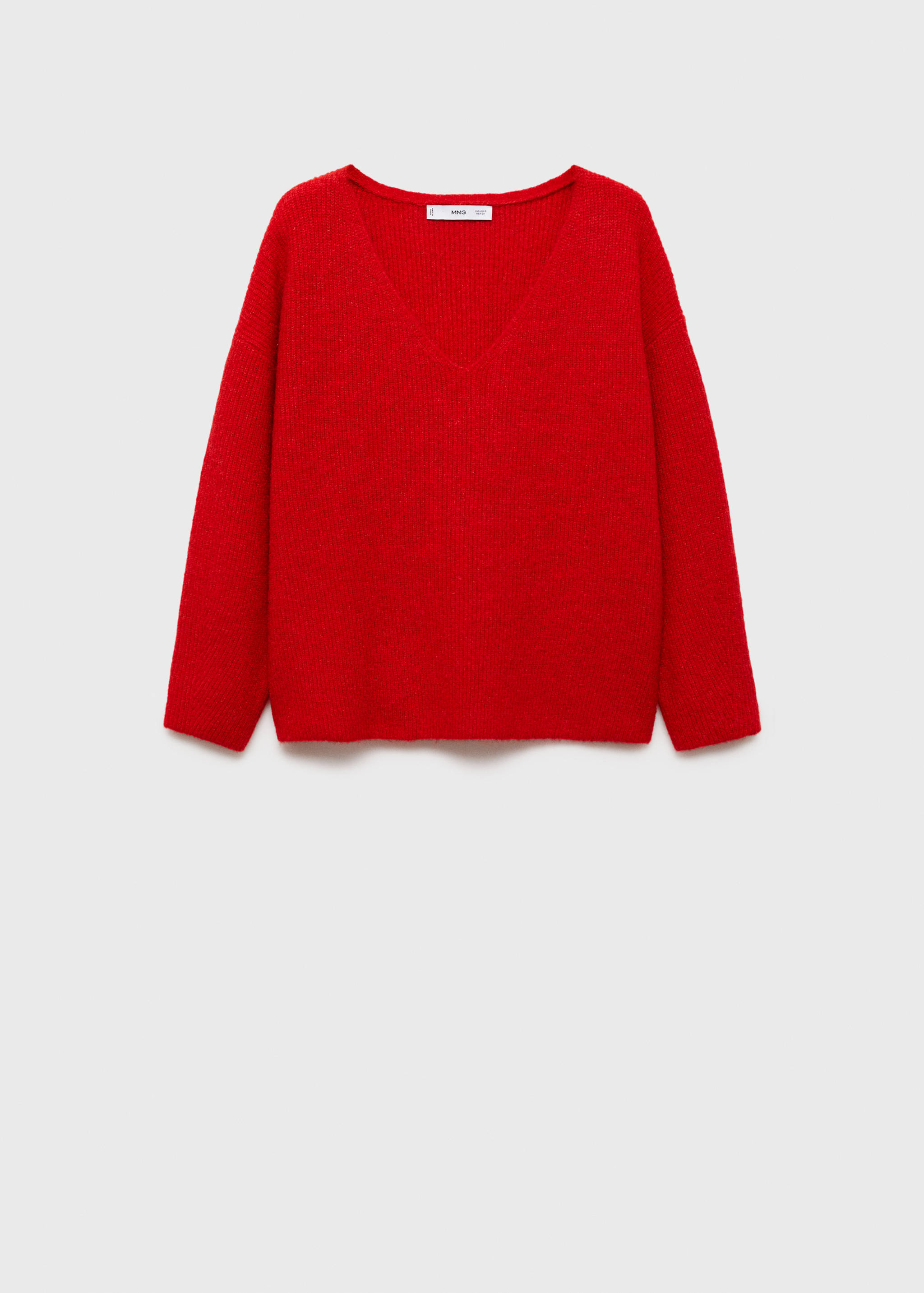 V-neck knit sweater - Article without model