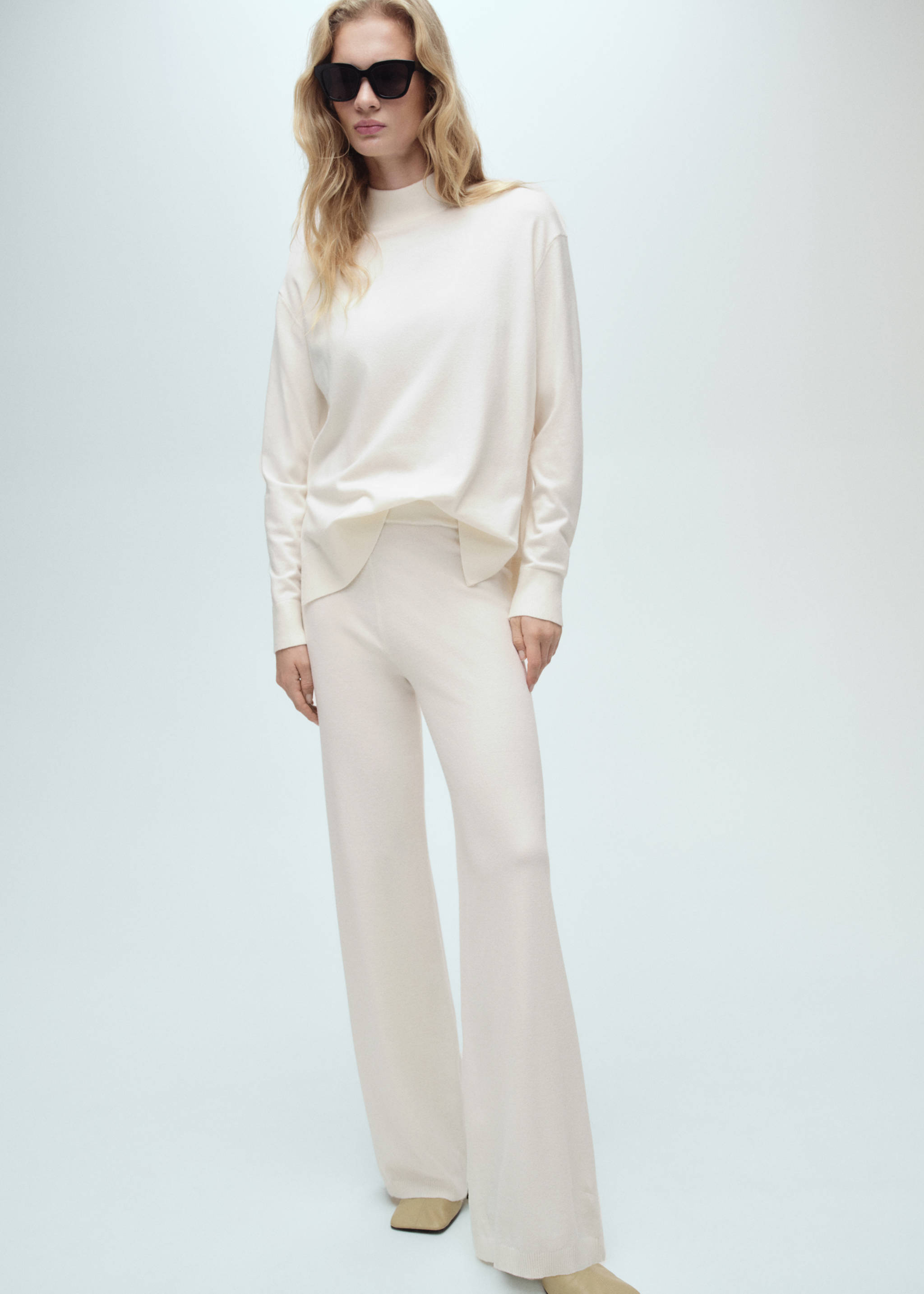 Pull-over maille col montant - Plan général