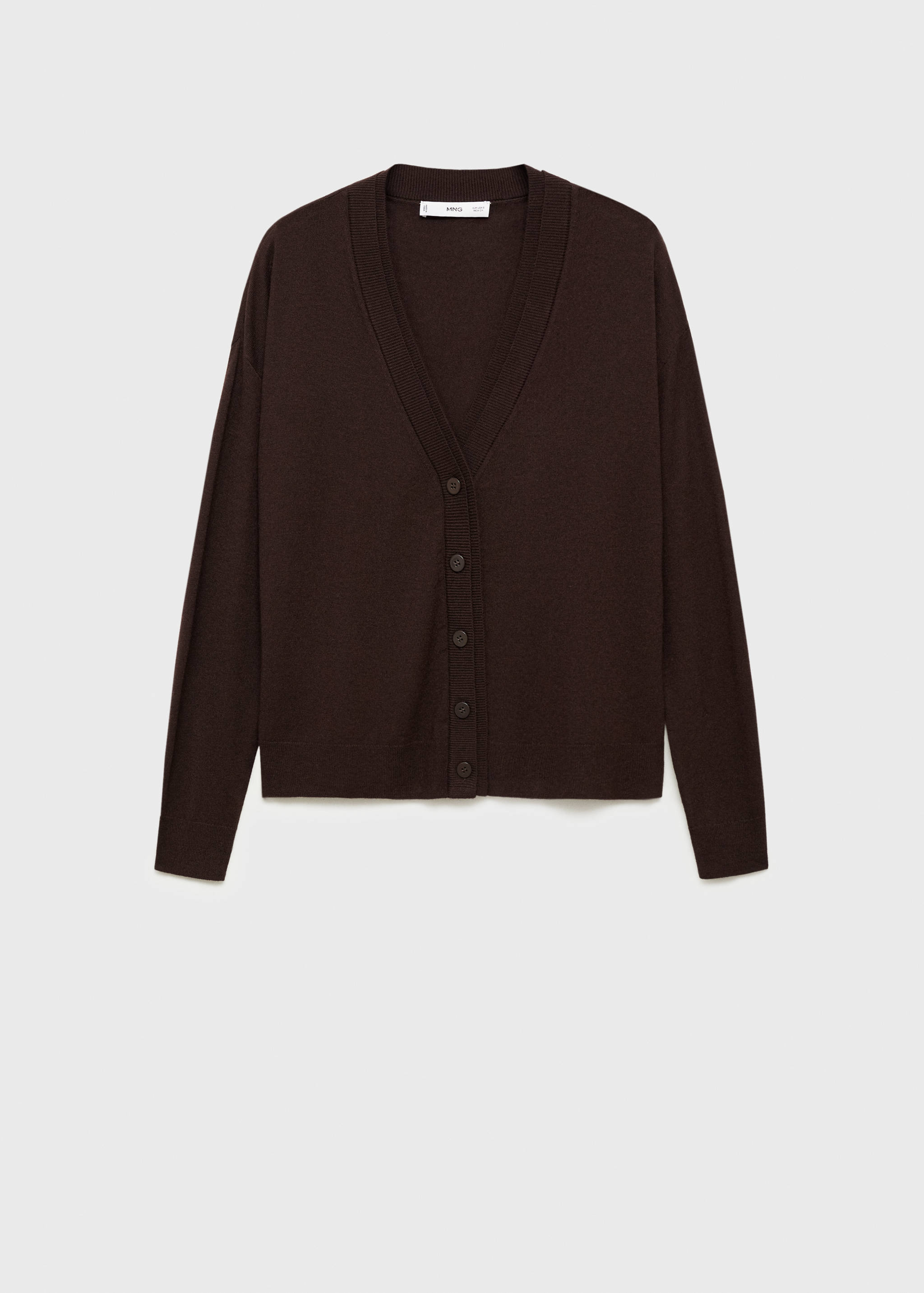 V-neck knitted cardigan - Article without model