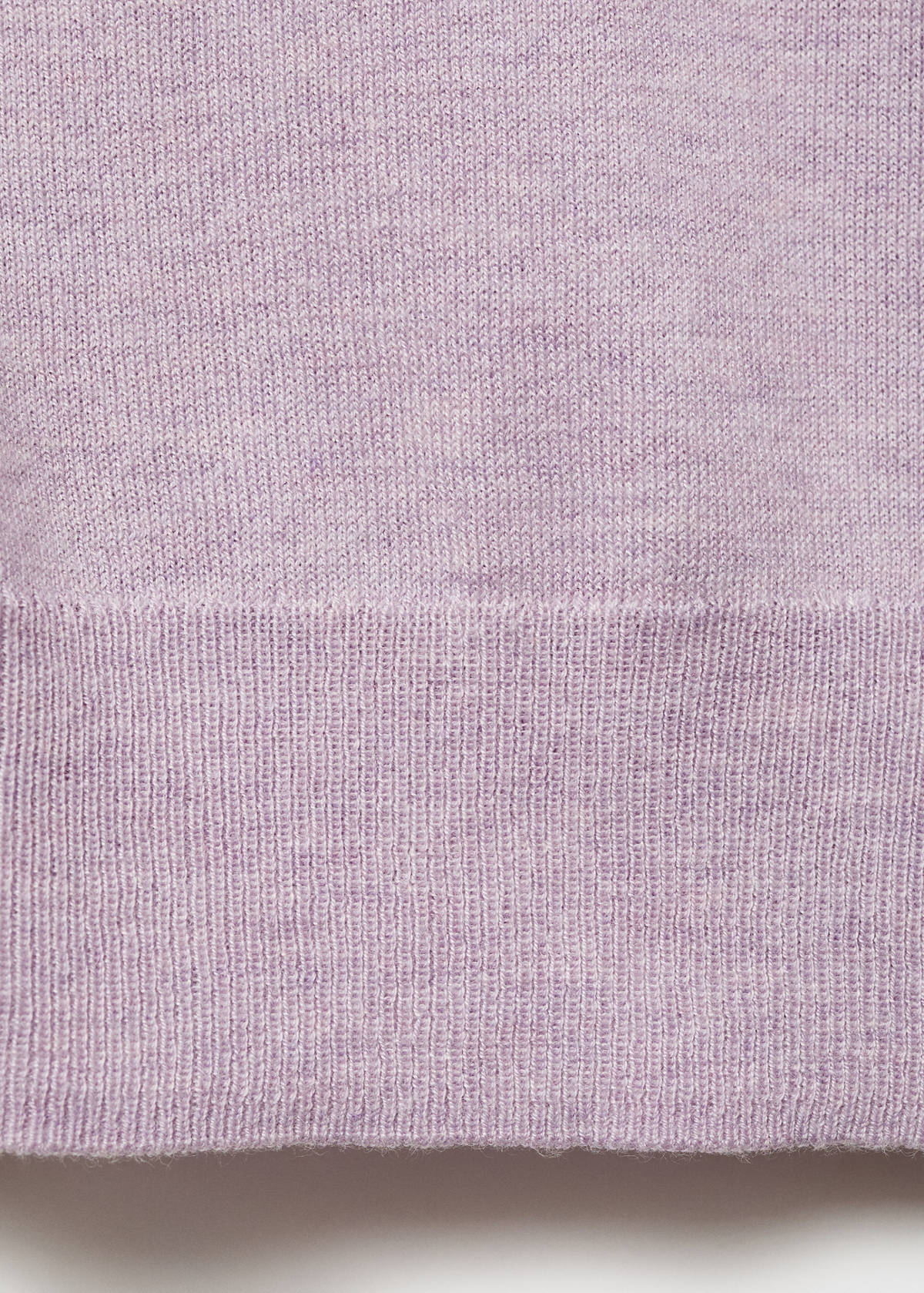V-neck knitted cardigan — Light/Pastel Purple