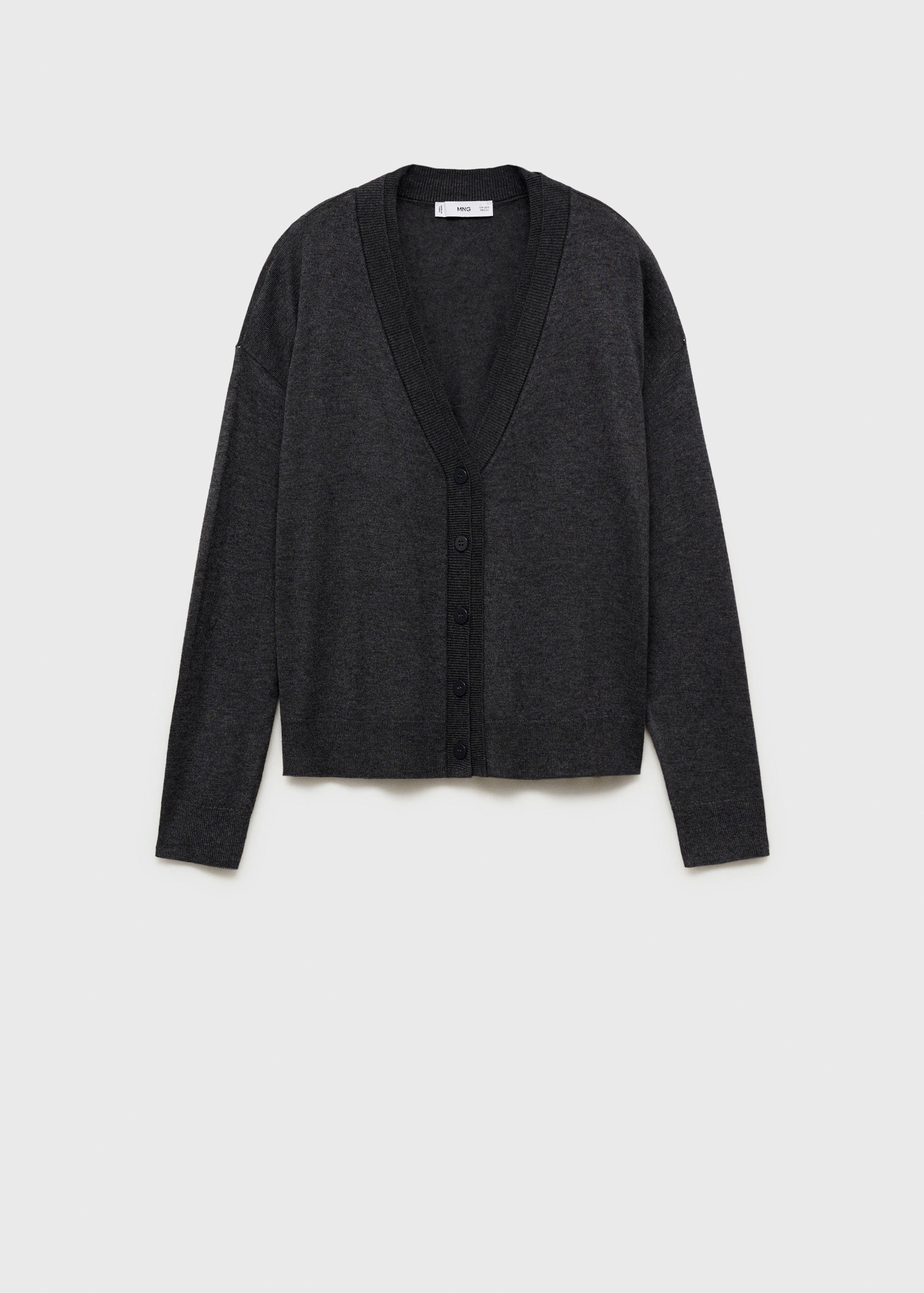 V-neck knitted cardigan - Article without model