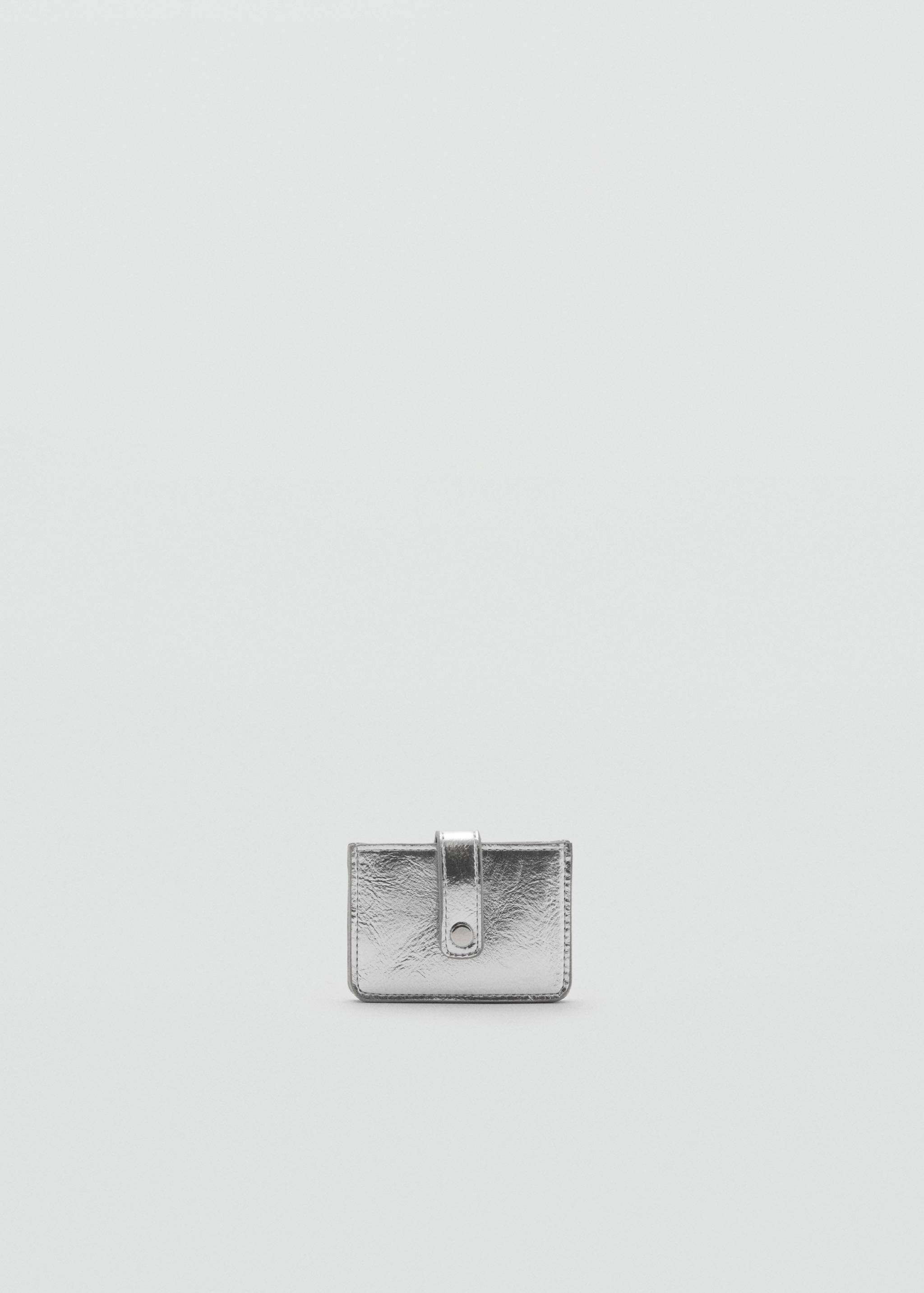 Metallic cardholder - Medium plane