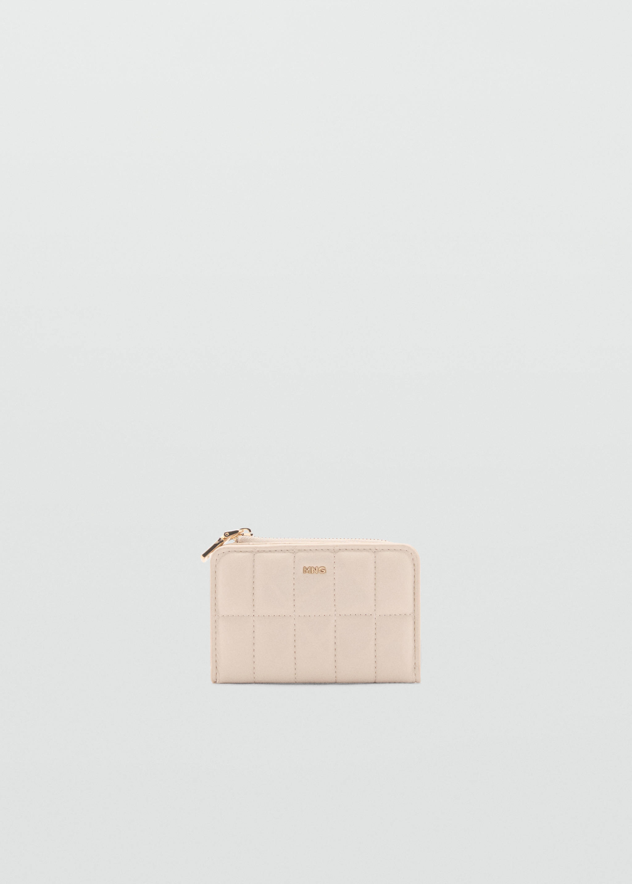 Quilted wallet with flap - Article without model