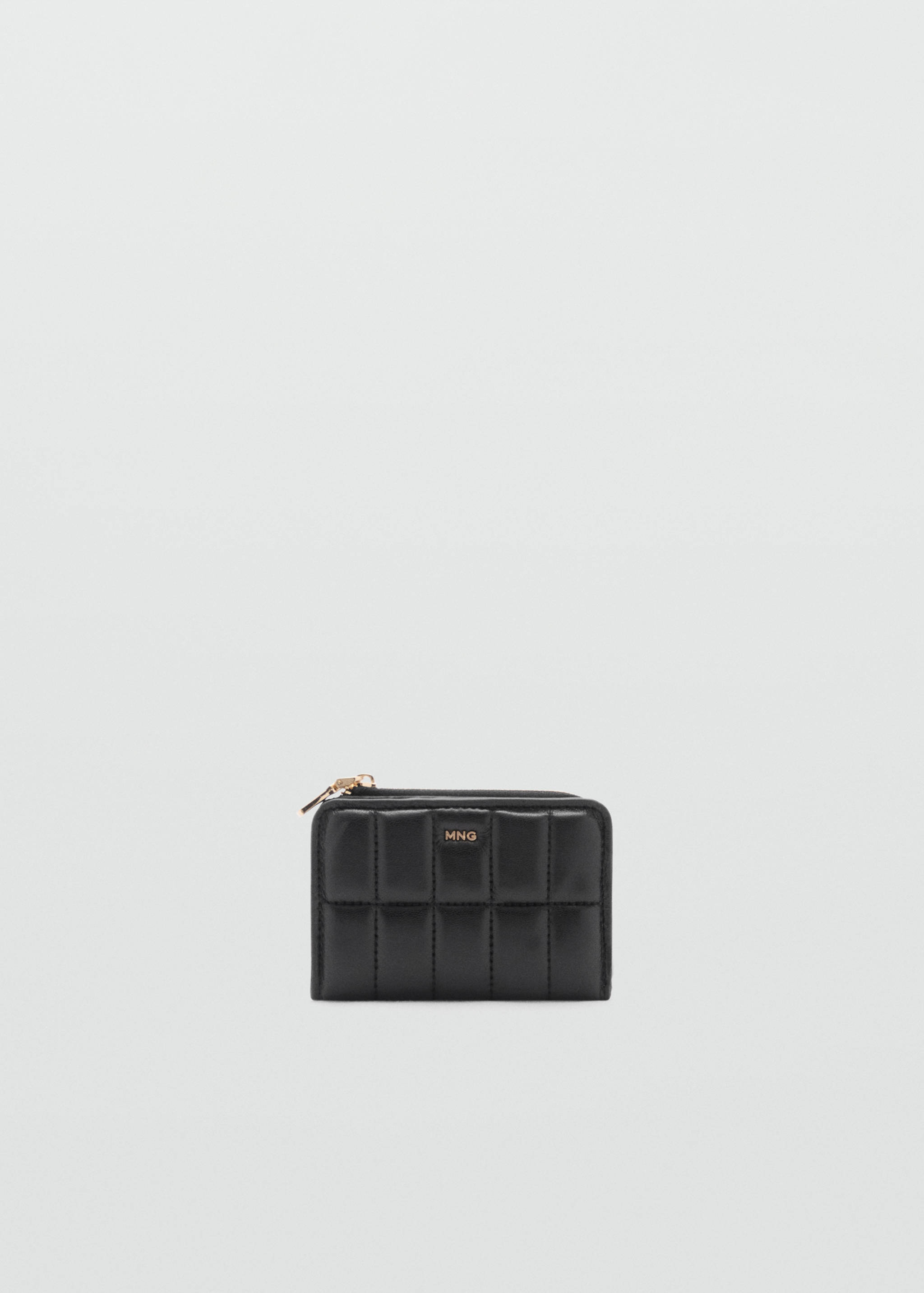 Quilted wallet with flap - Article without model