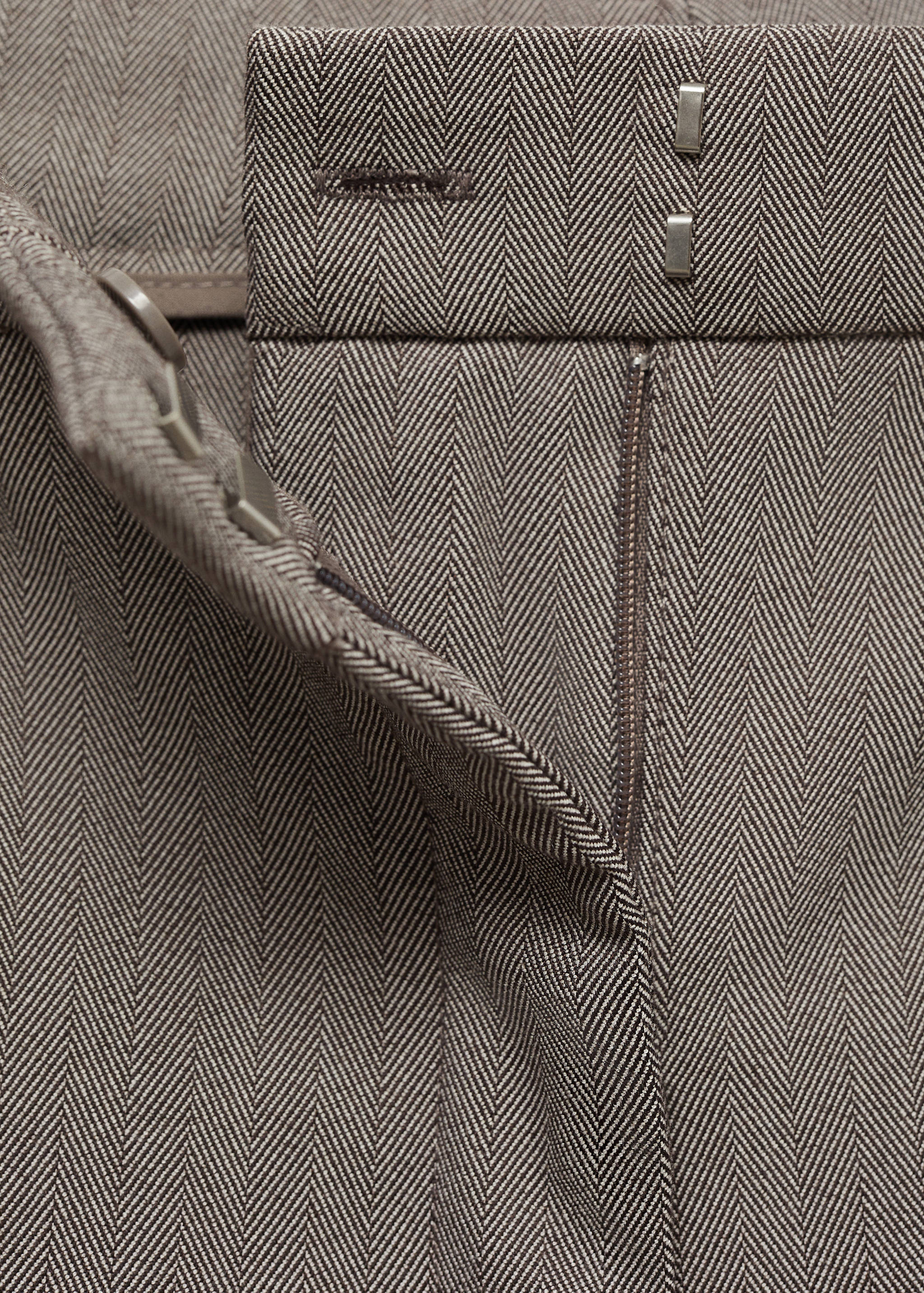 Mid-rise wide leg pants - Details of the article 8