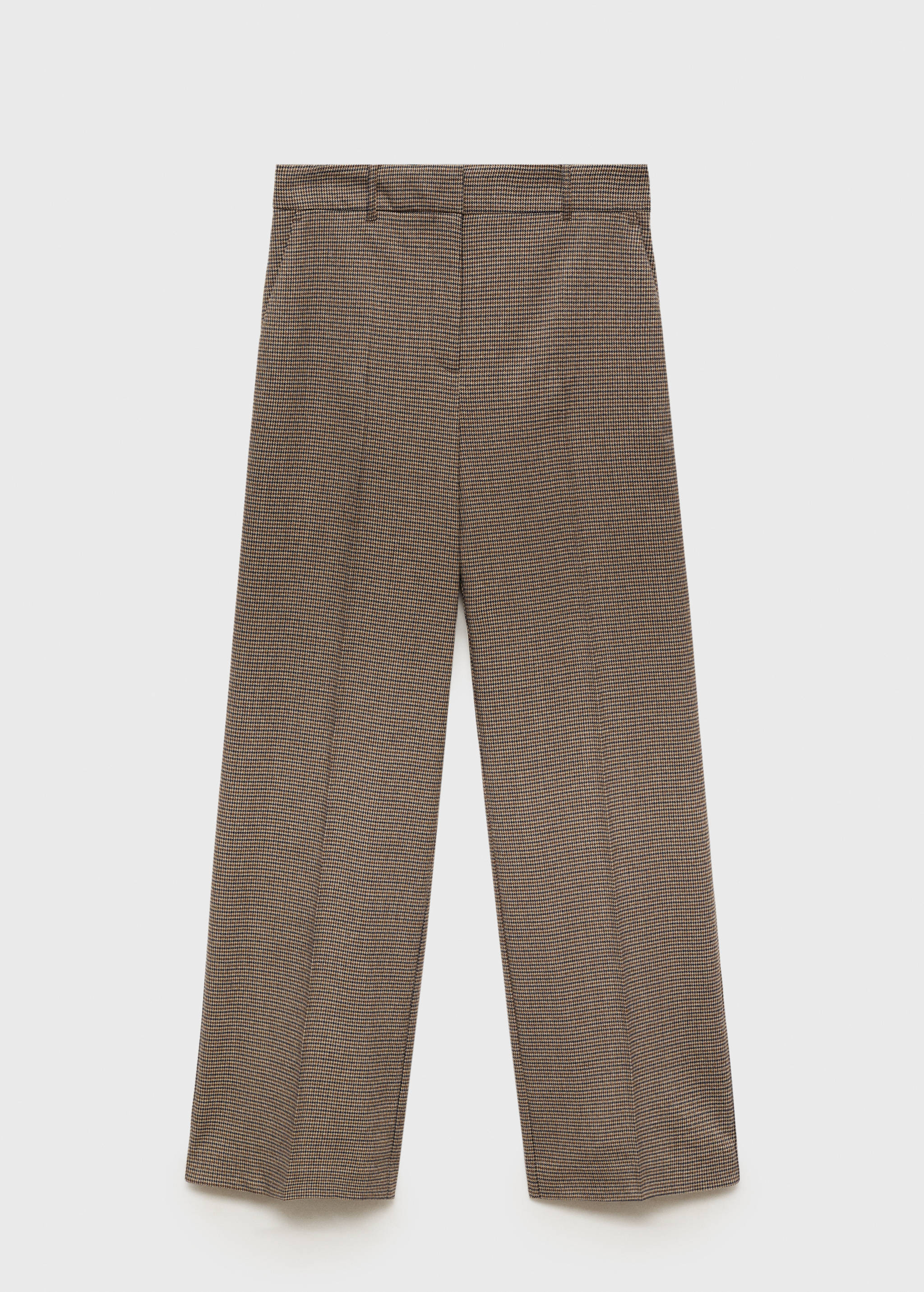 Mid-rise wide leg trousers - Article without model