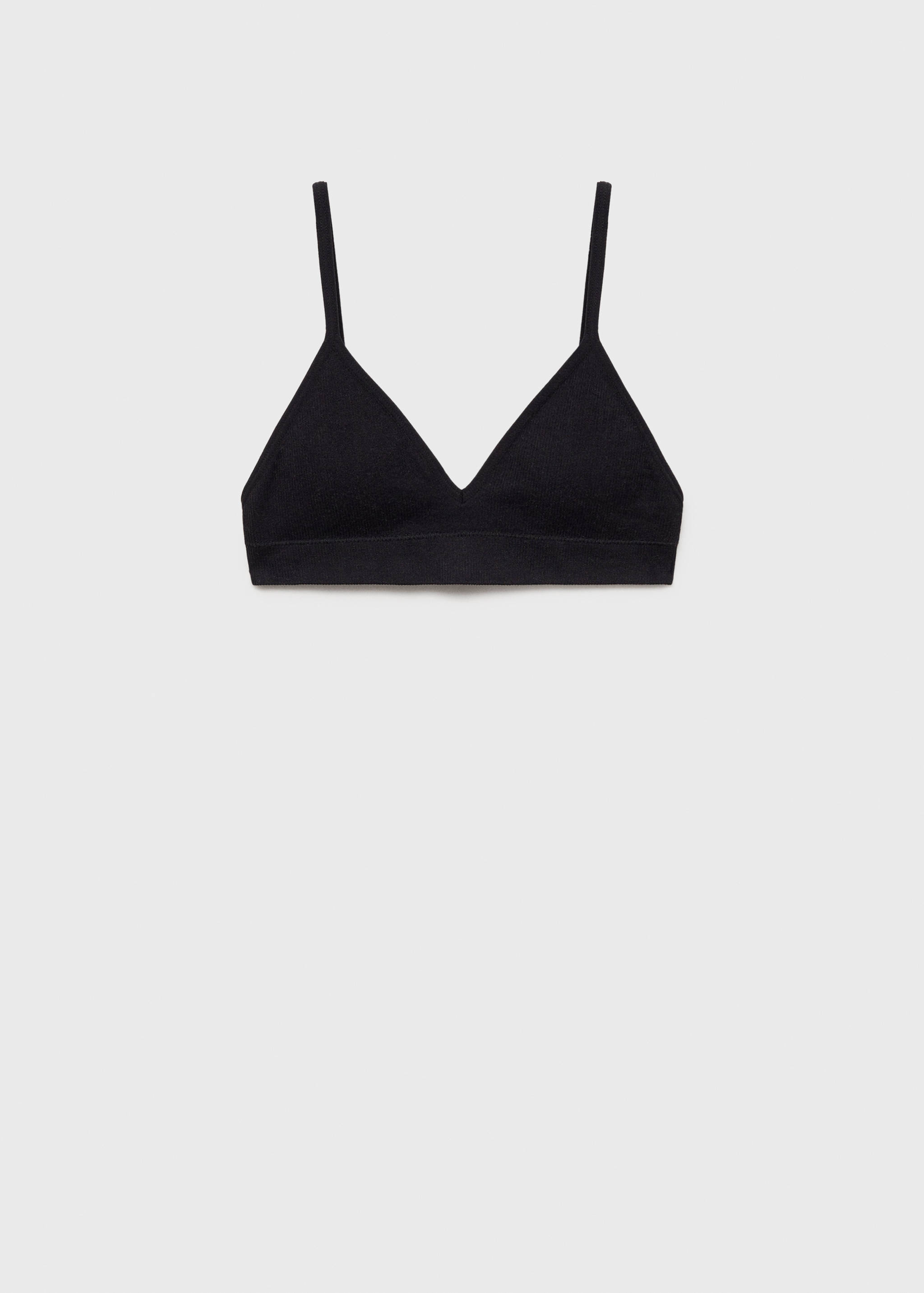 Essential triangle bra - Article without model