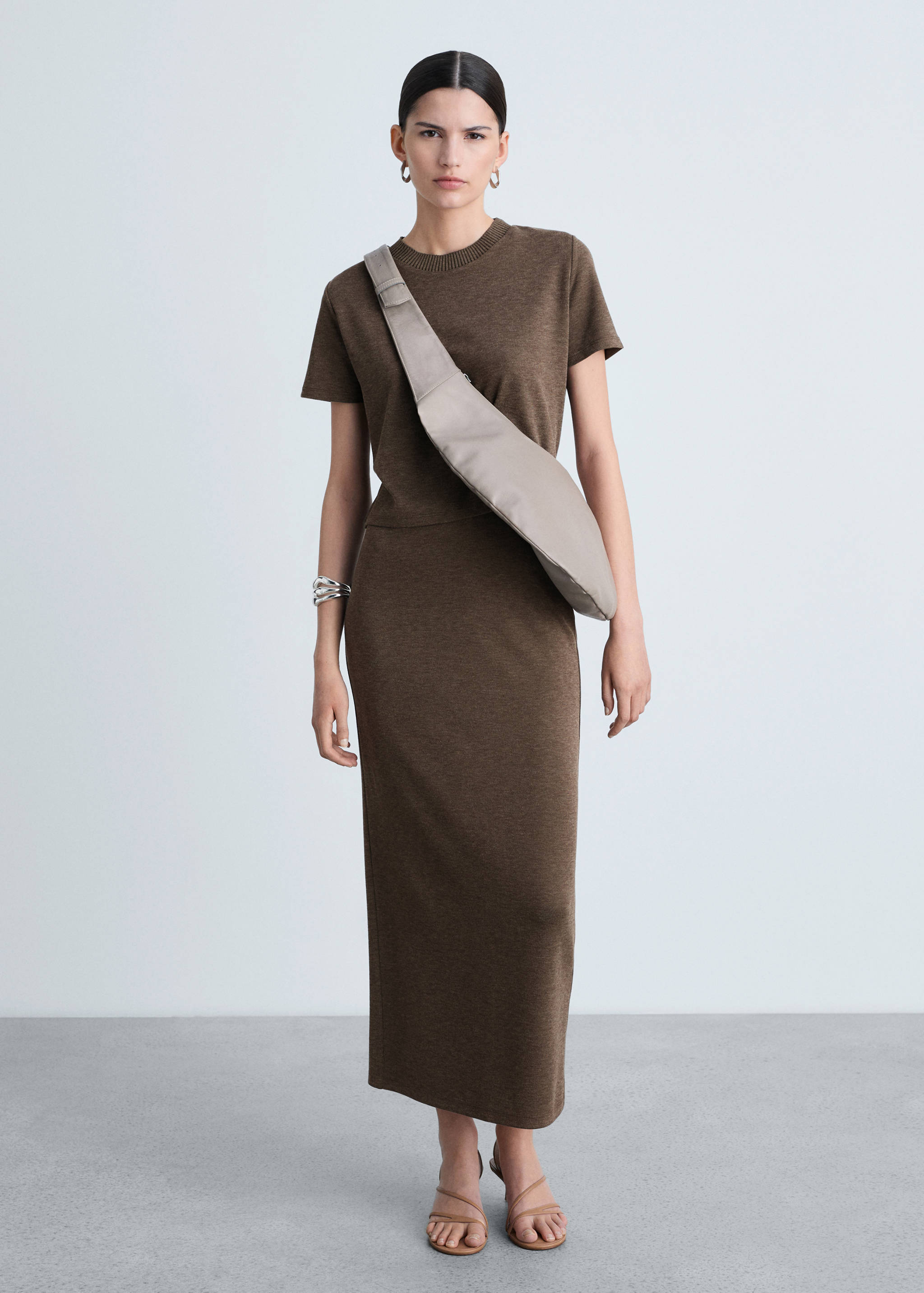 Short-sleeve knitted t-shirt - General plane