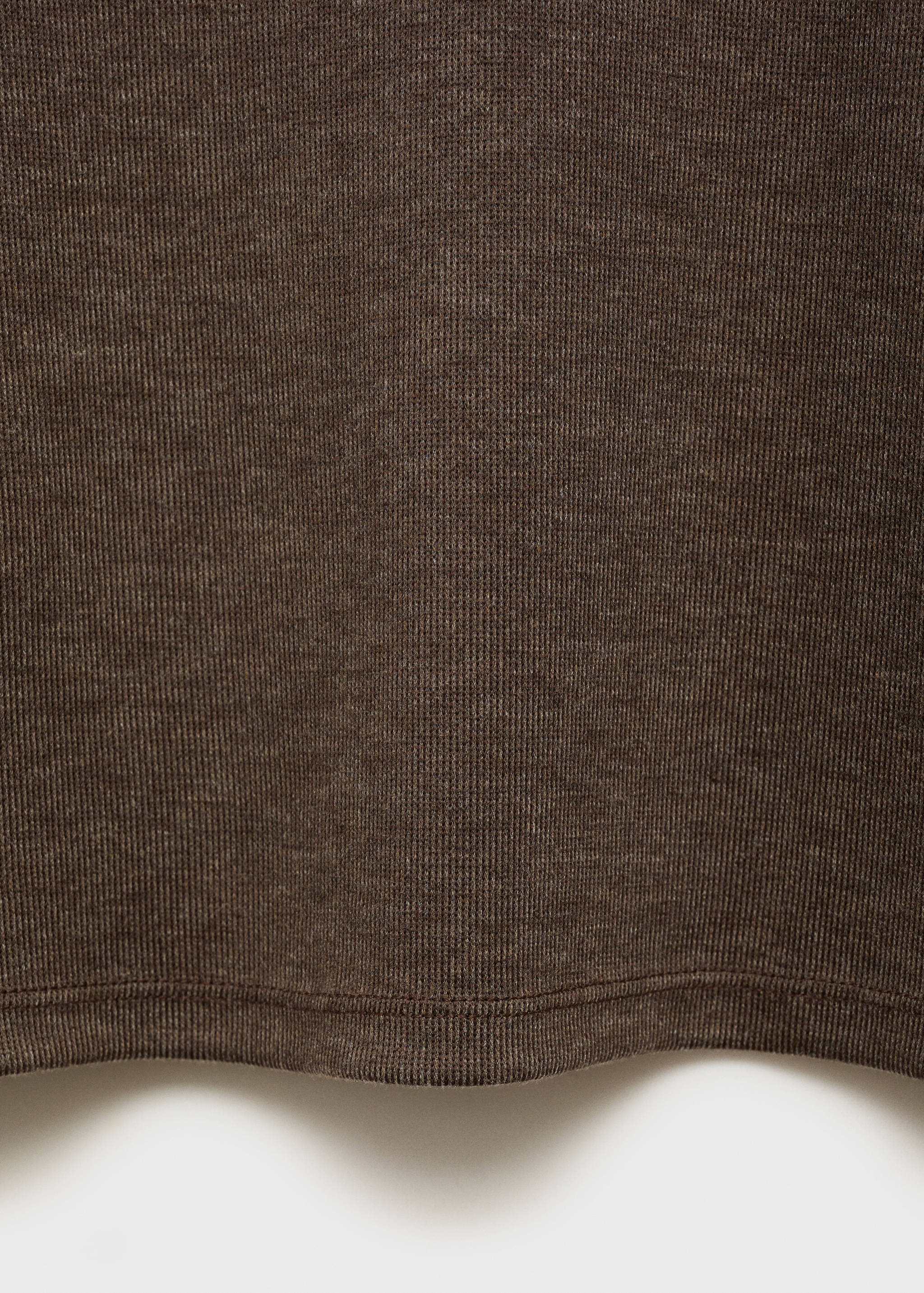 Short-sleeve knitted t-shirt - Details of the article 0