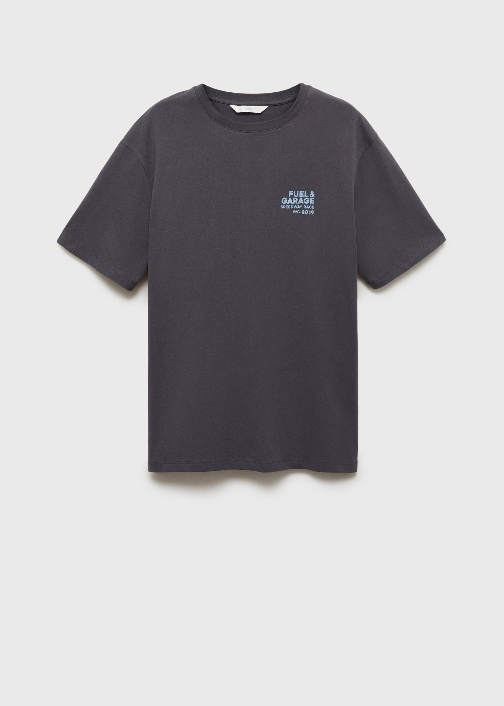 Printed cotton-blend t-shirt - Article without model