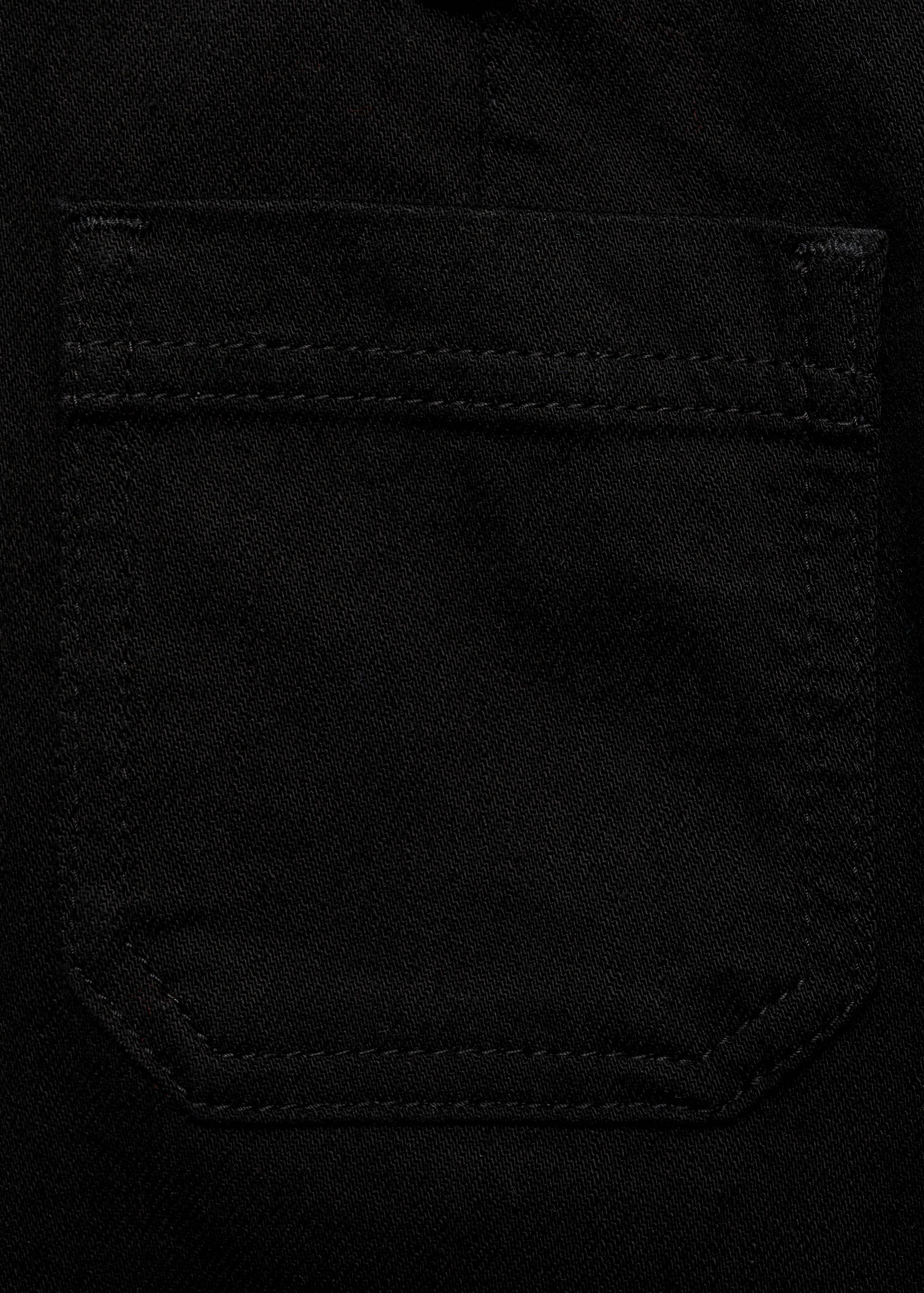 Flared cropped jeans with pockets - Details of the article 0