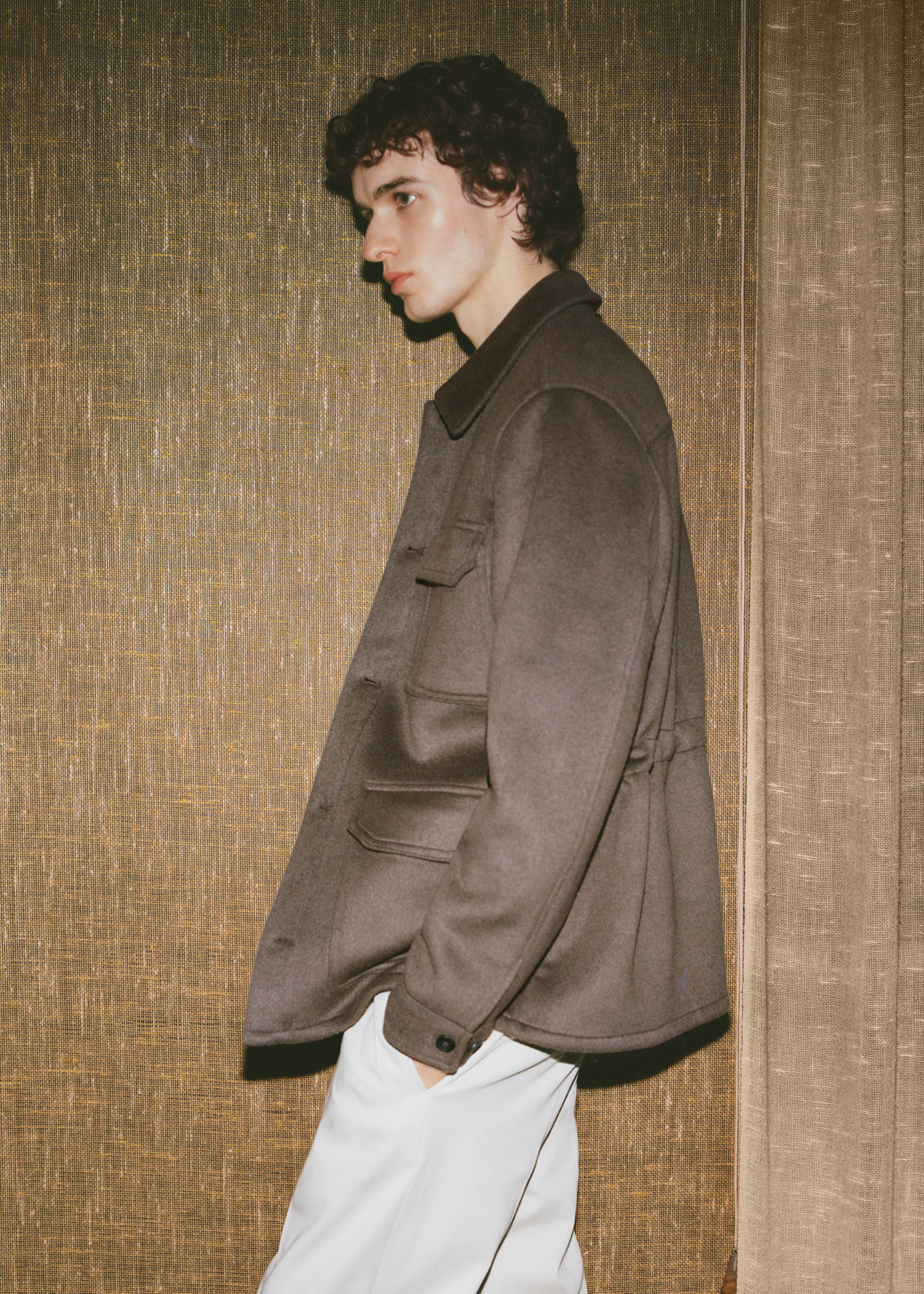 Sobrecamisa franela mezcla de lana - Detalle del artículo 3