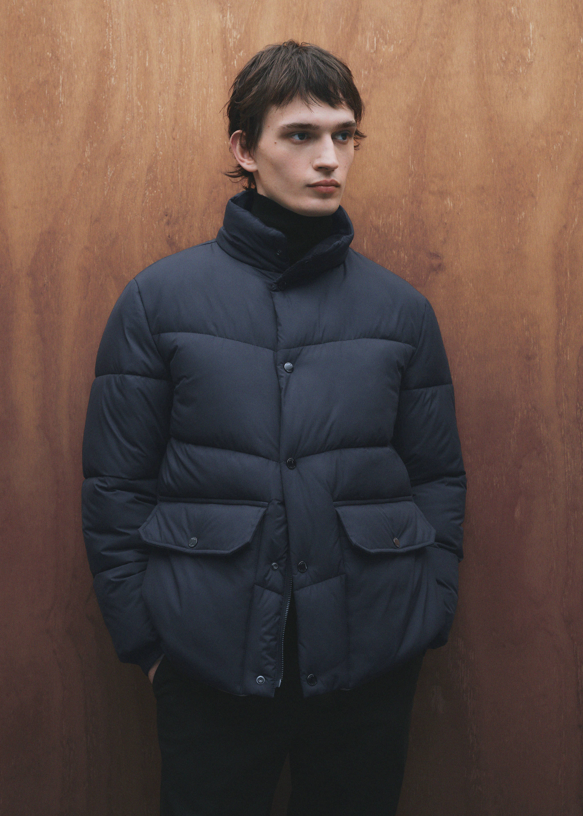 Water-repellent quilted anorak - Details of the article 3