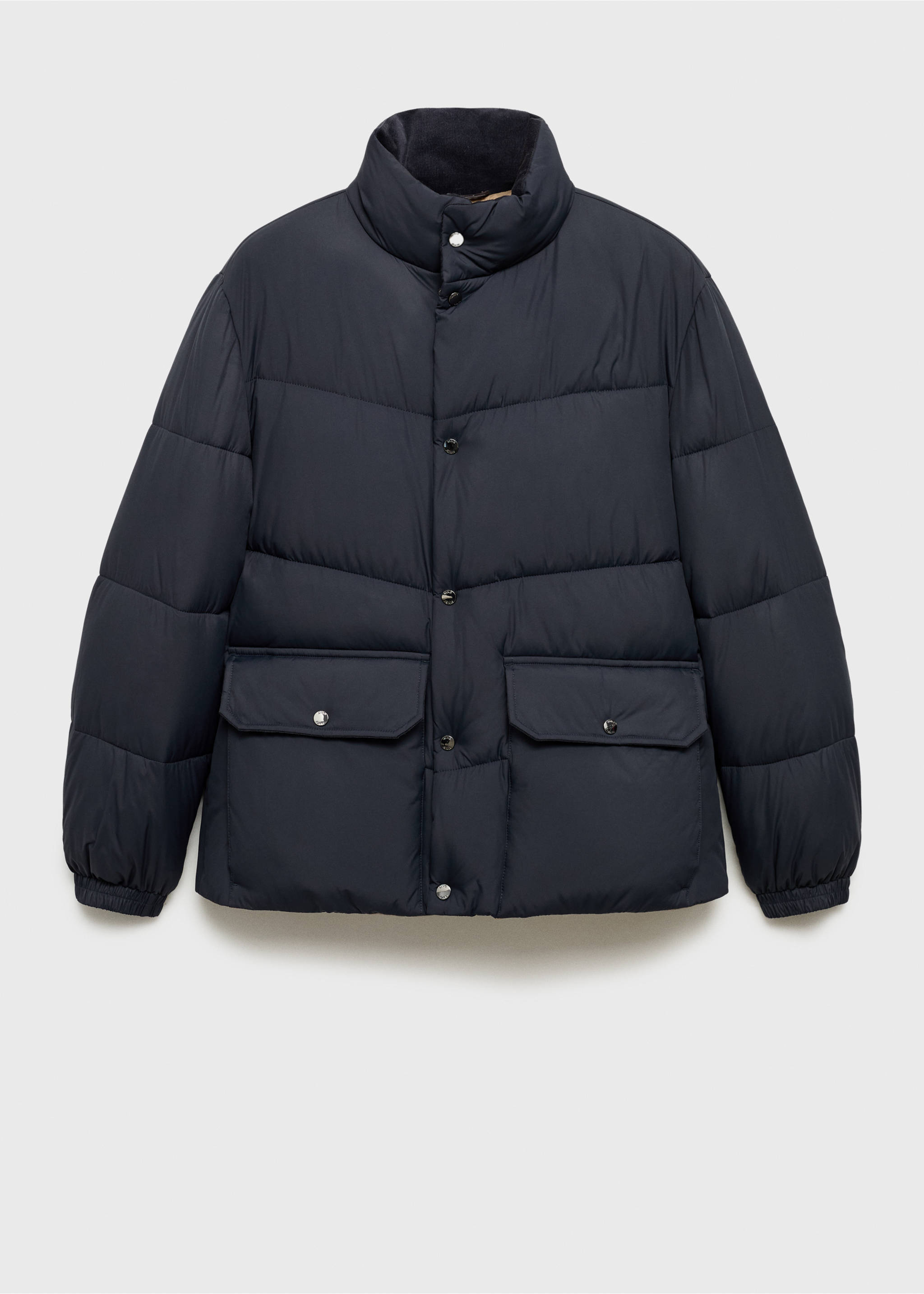 Su tutmaz kapitone anorak - Modelsiz ürün, Lacivert. Ref: 87090574-00.