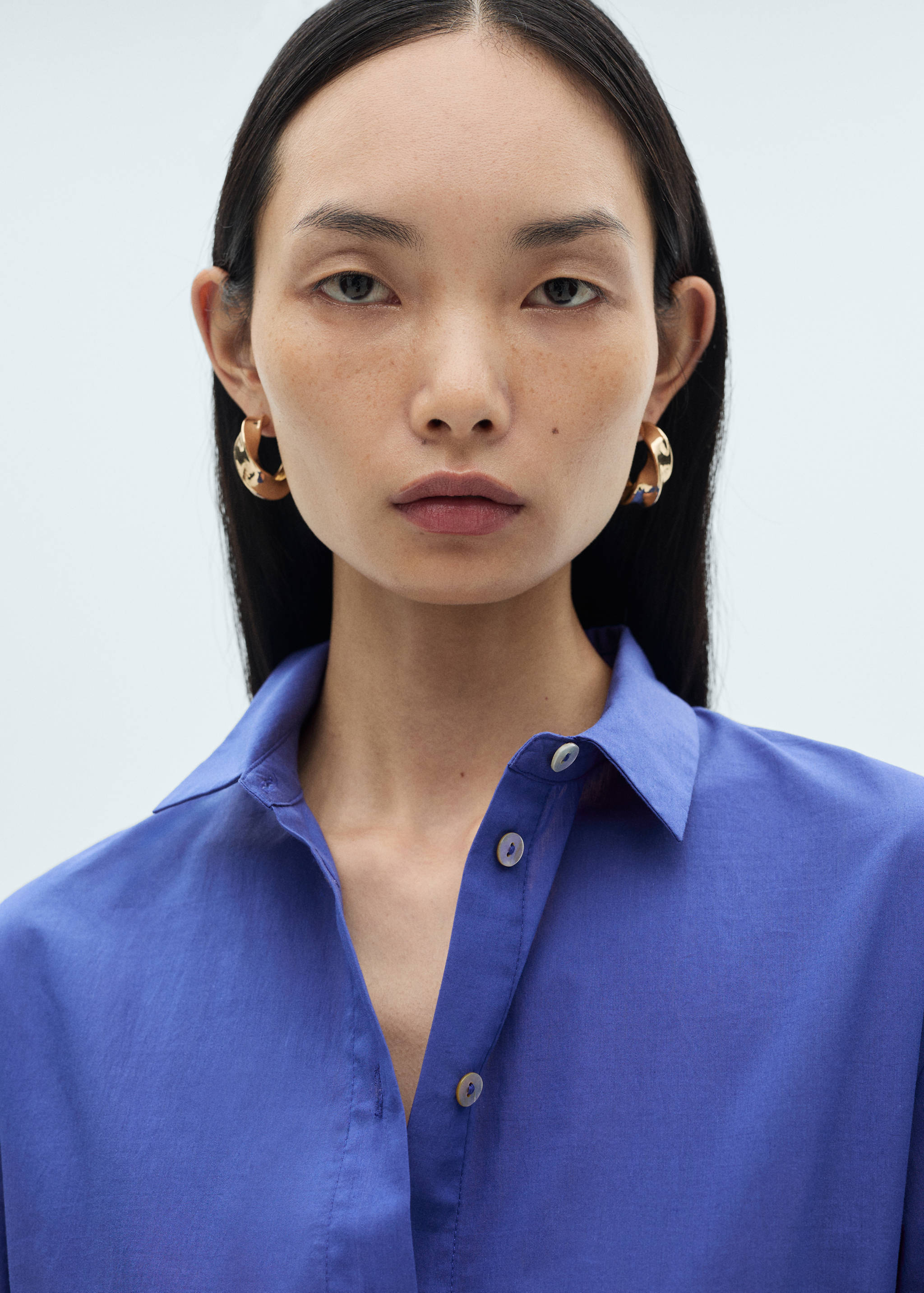 Cotton short jumpsuit - Details of the article 1