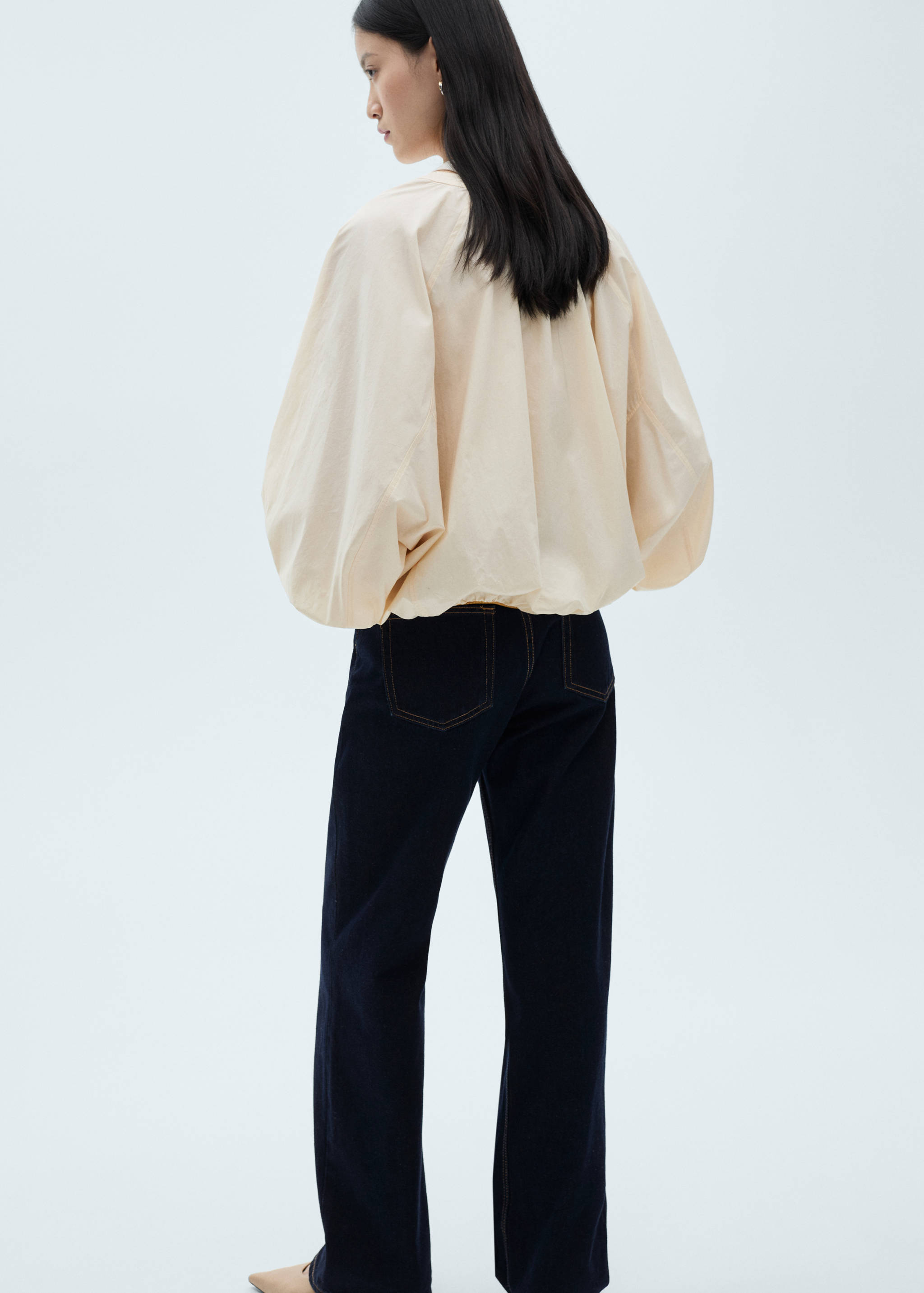 Cotton puffer jacket - Reverse of the article