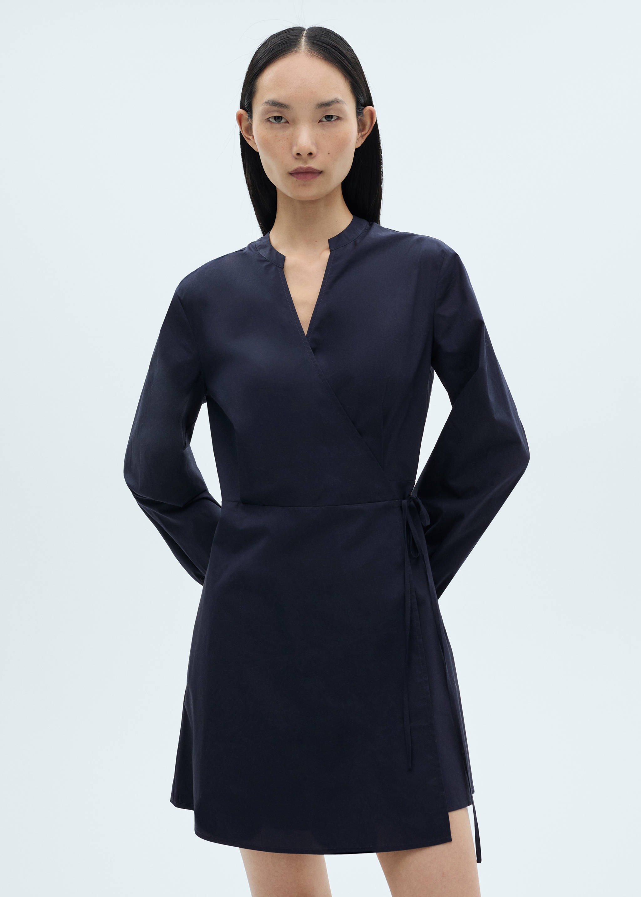 Cotton wrap dress - Medium plane