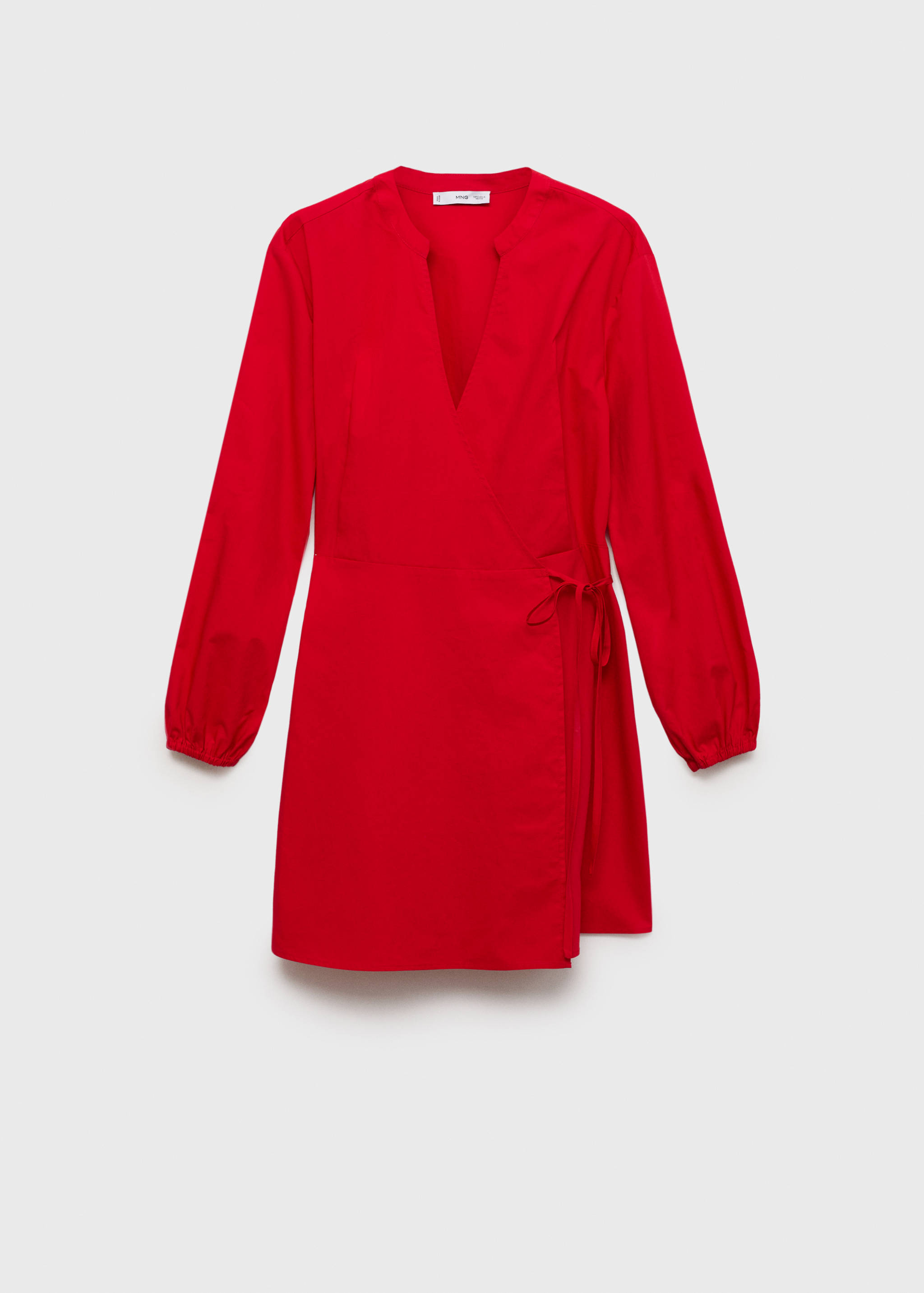 Vestido cruzado algodón - Artículo sin modelo